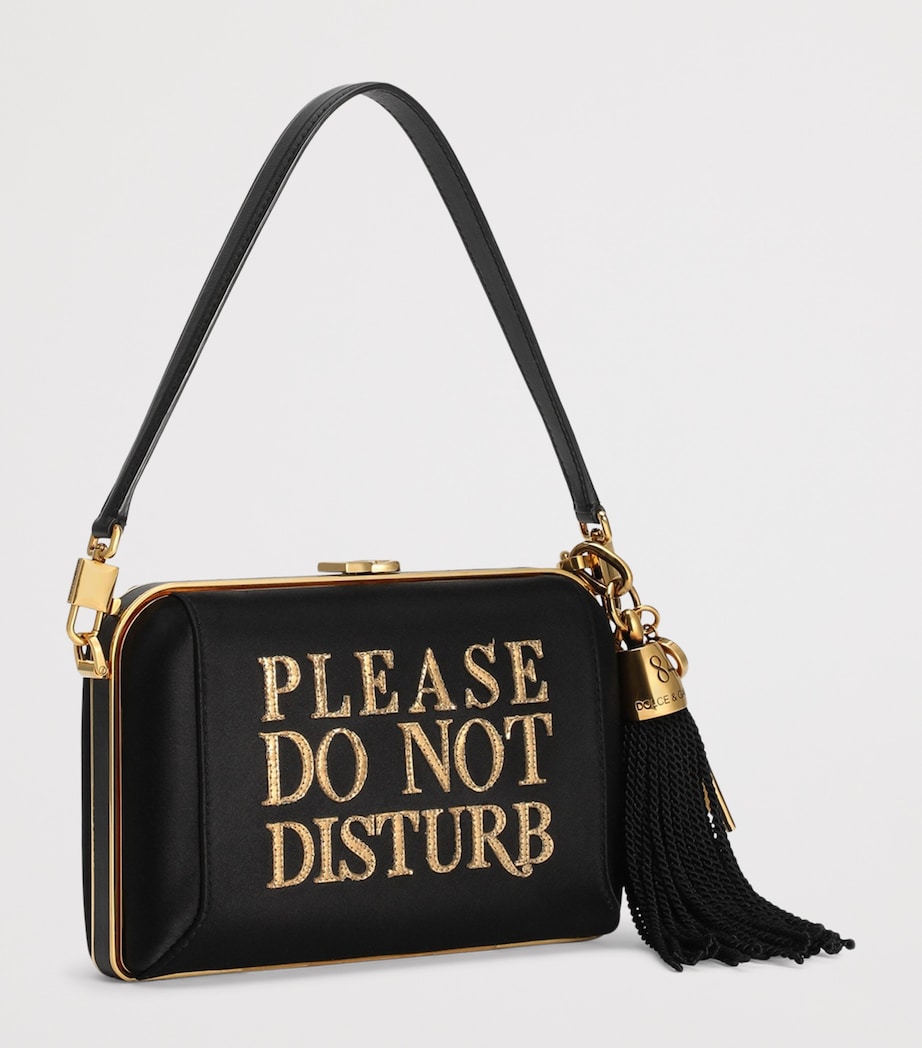 Dolce&Gabbana Do Not Disturb Top-Handle Bag Black/gol Image 3