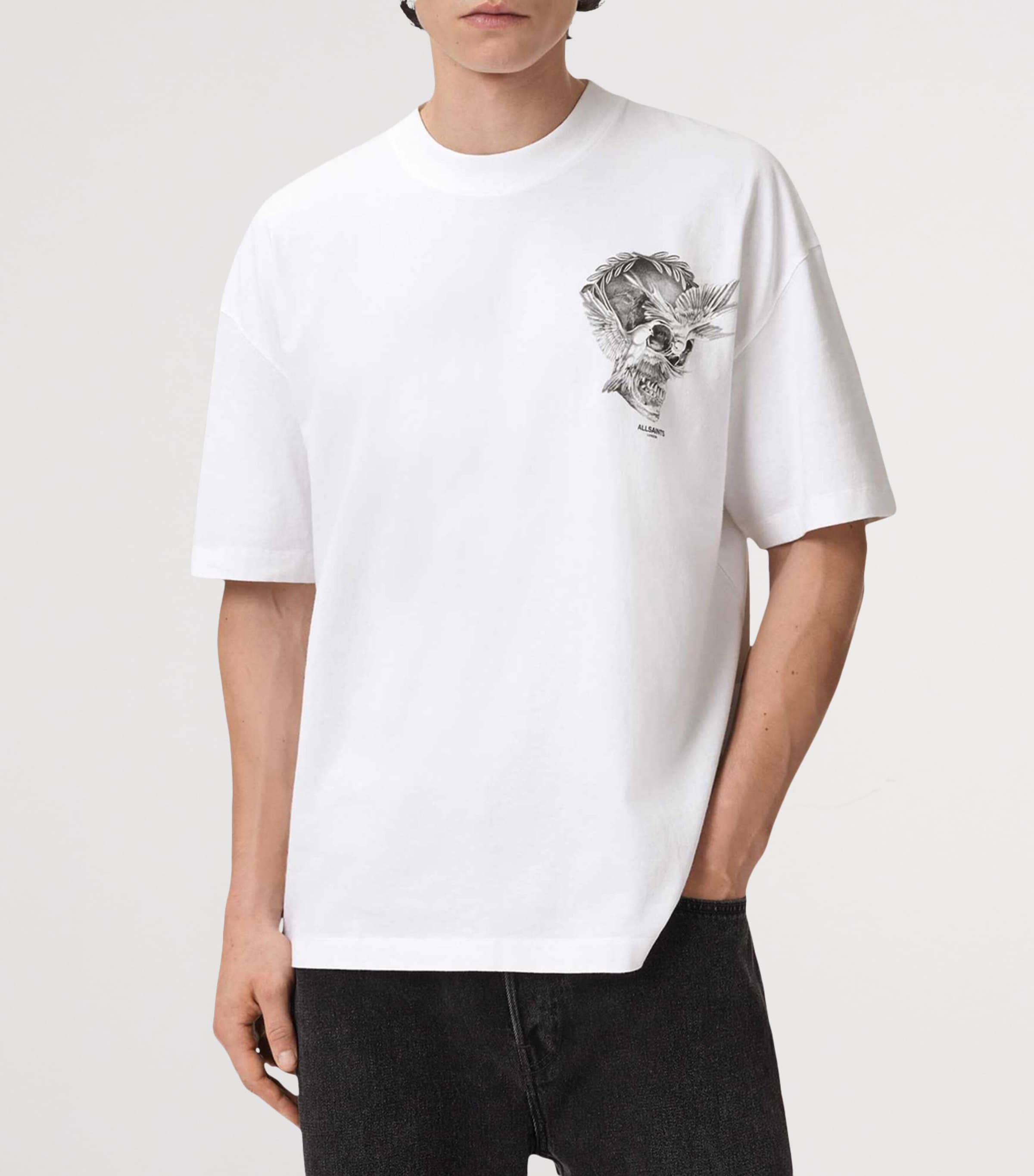 Cotton Mysteries Graphic T-Shirt OPTIC WHITE Image 8