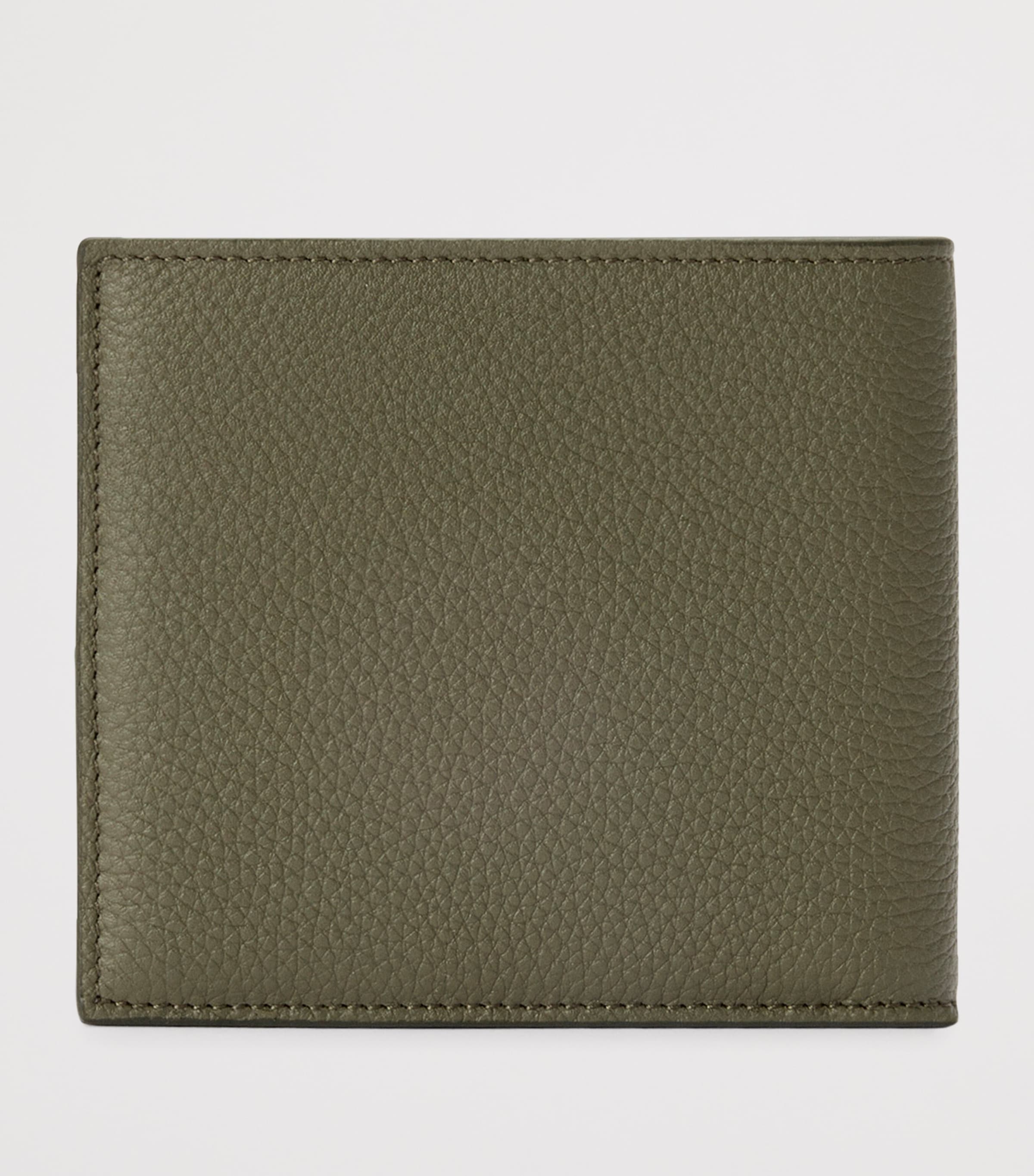 Leather Bifold Wallet KHAKI GREEN Image 2