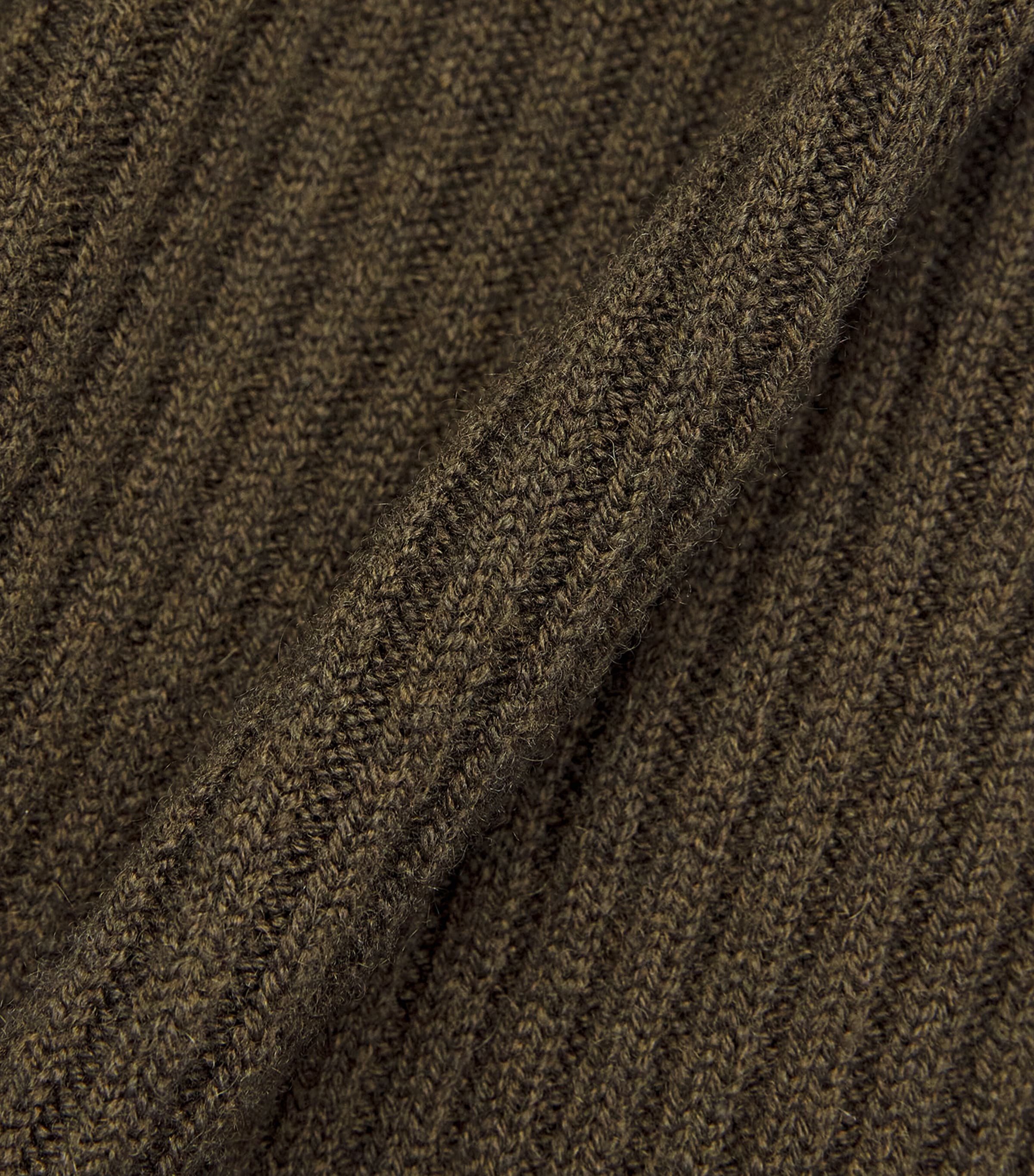 Wool-Blend Rib-Knit Leggings MOSS GREEN Image 5