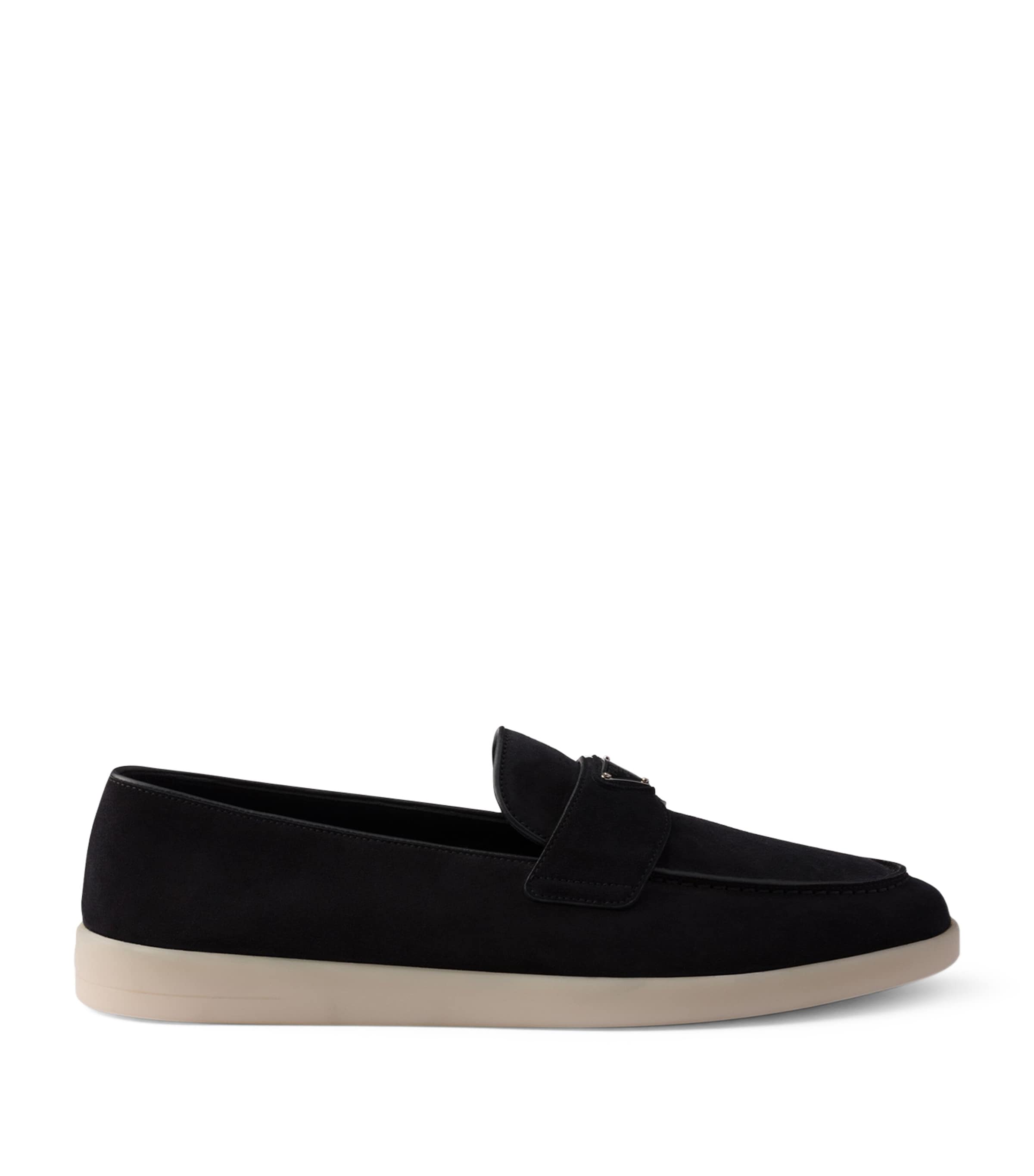 Suede Logo Loafers F0632 Image 1