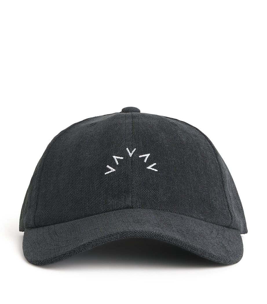 Franklin Baseball Cap BLACK / IVORY Image 1