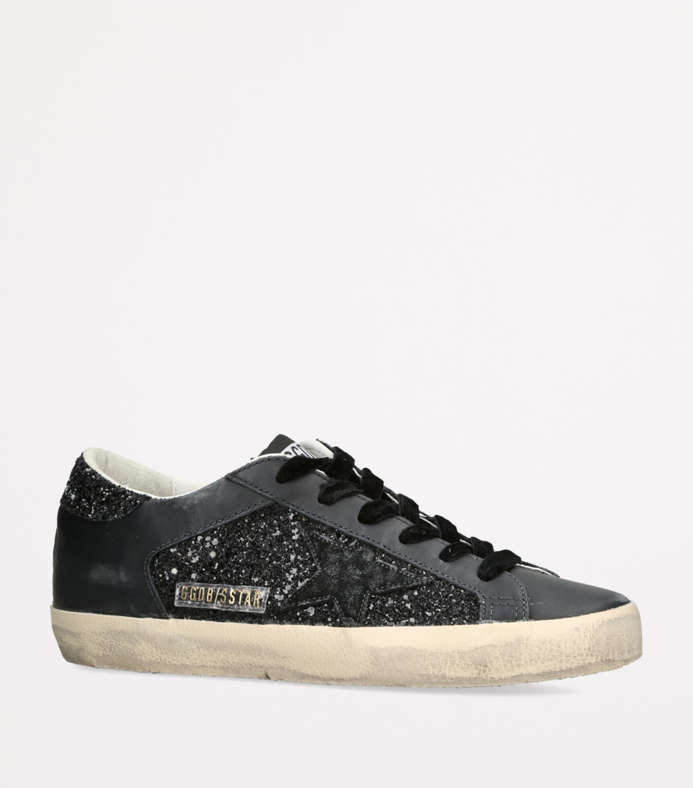 Golden Goose Multi Glitter Super Star Low-Top Sneakers Golden Goose Multi Glitter Super Star Low-Top Sneakers