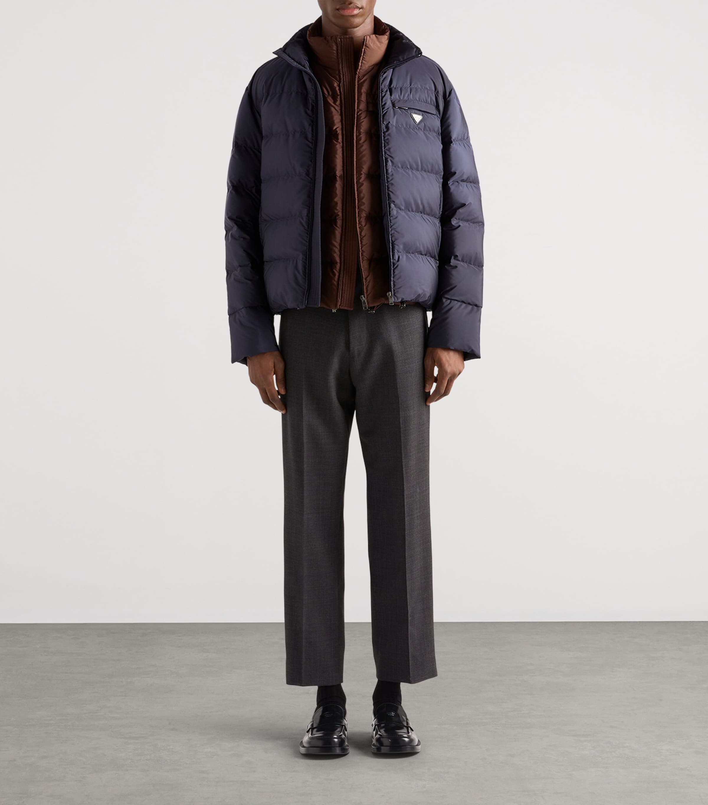 Re-Nylon Puffer Jacket F0ABB Image 2