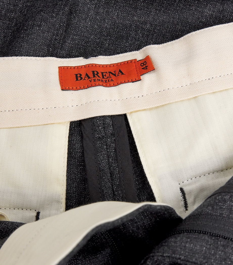 Wool Pleated Trousers ANTRACITE 560 Image 5