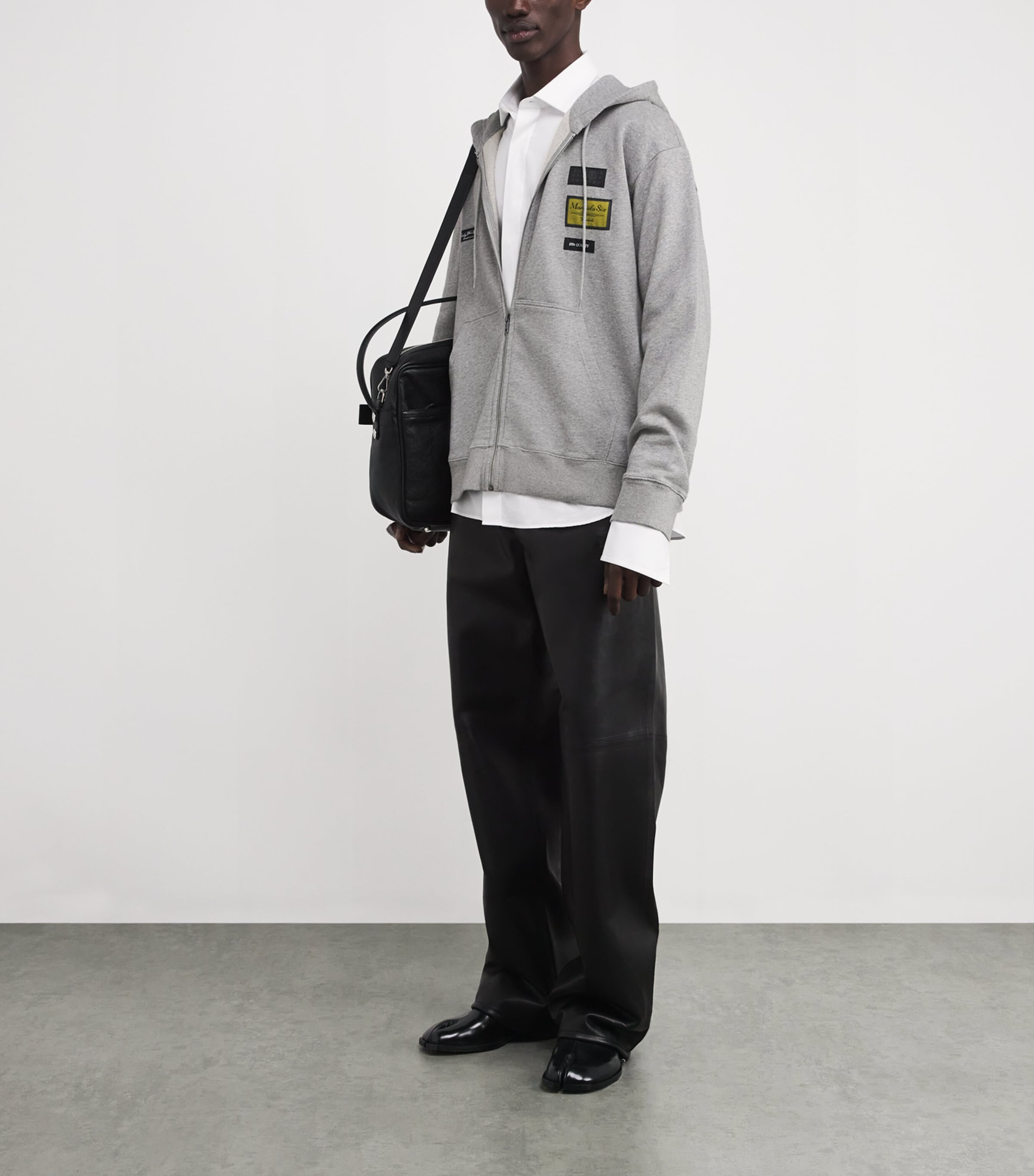 Cotton Appliqué Hoodie 853M Image 2