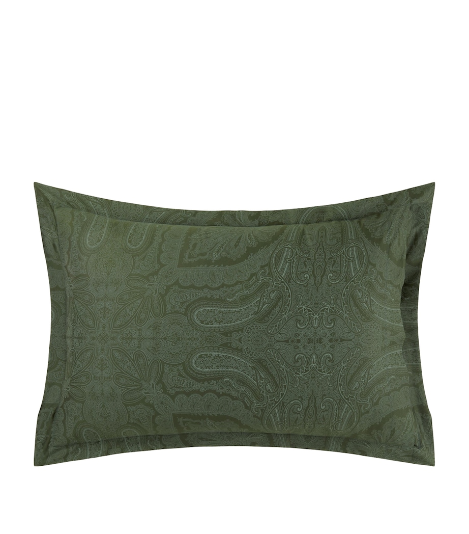 Doncaster King Oxford Pillowcase (50cm x 90cm) DARK GREEN Image 2