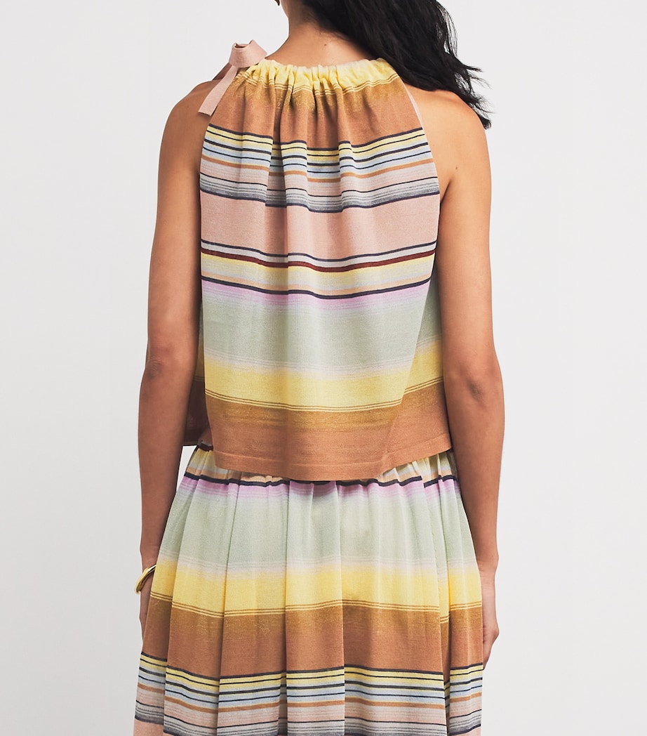 Coco Stripe Halter Top STP/STRIPE Image 4