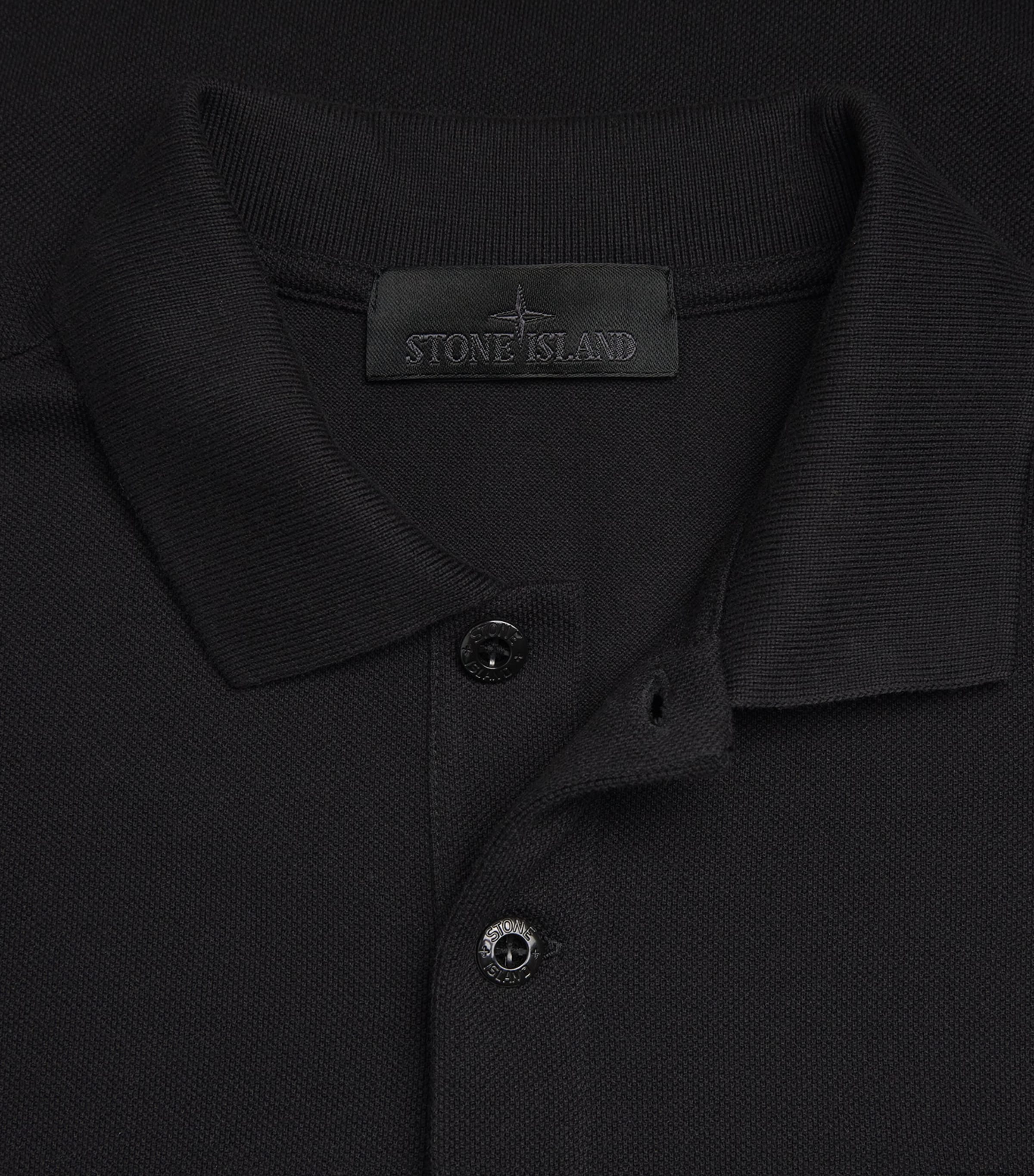 Stone Island Mens Organic Cotton Ghost Polo Shirt Image 6