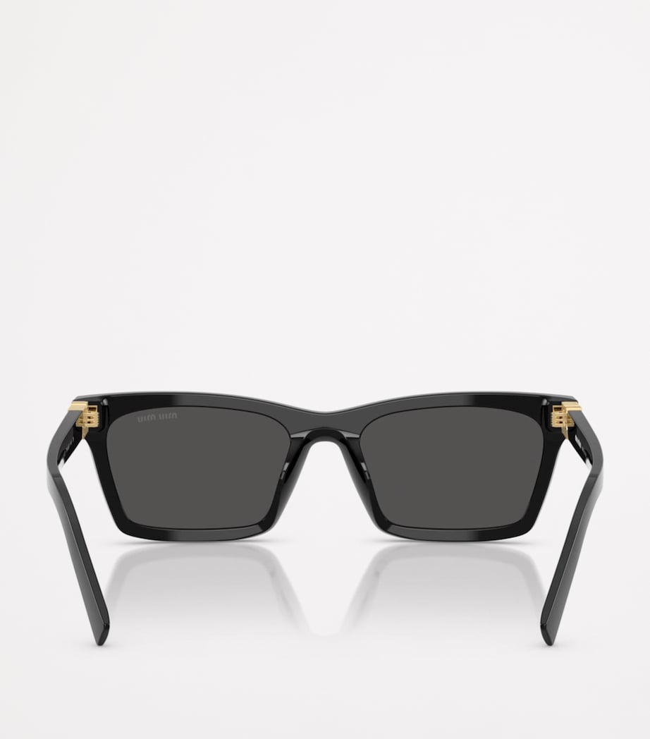 Acetate Rectangular Sunglasses 16K08Z Image 4