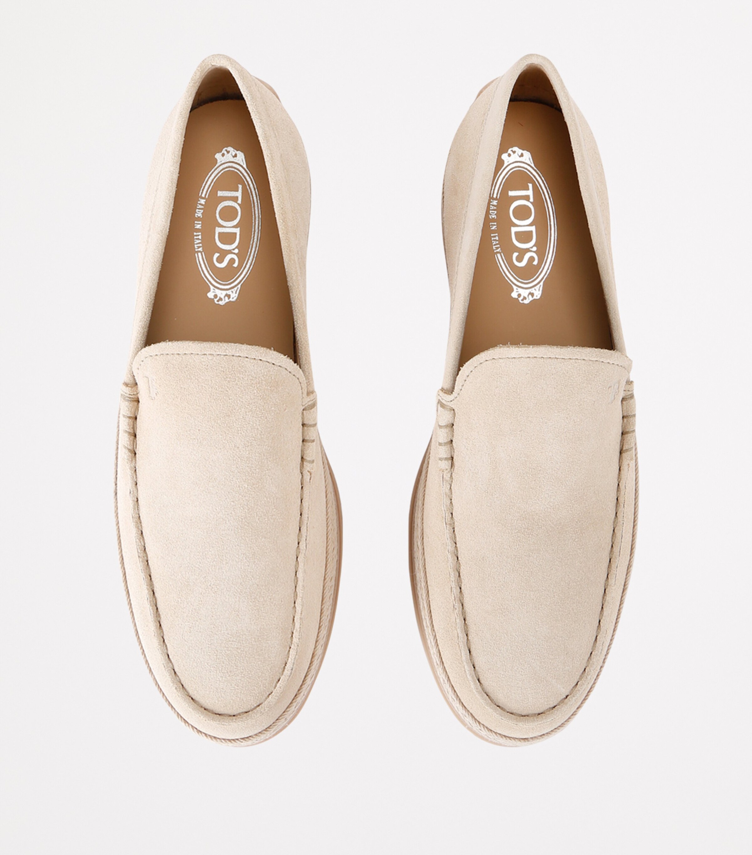 Suede Gomma Loafers BEIGE Image 4