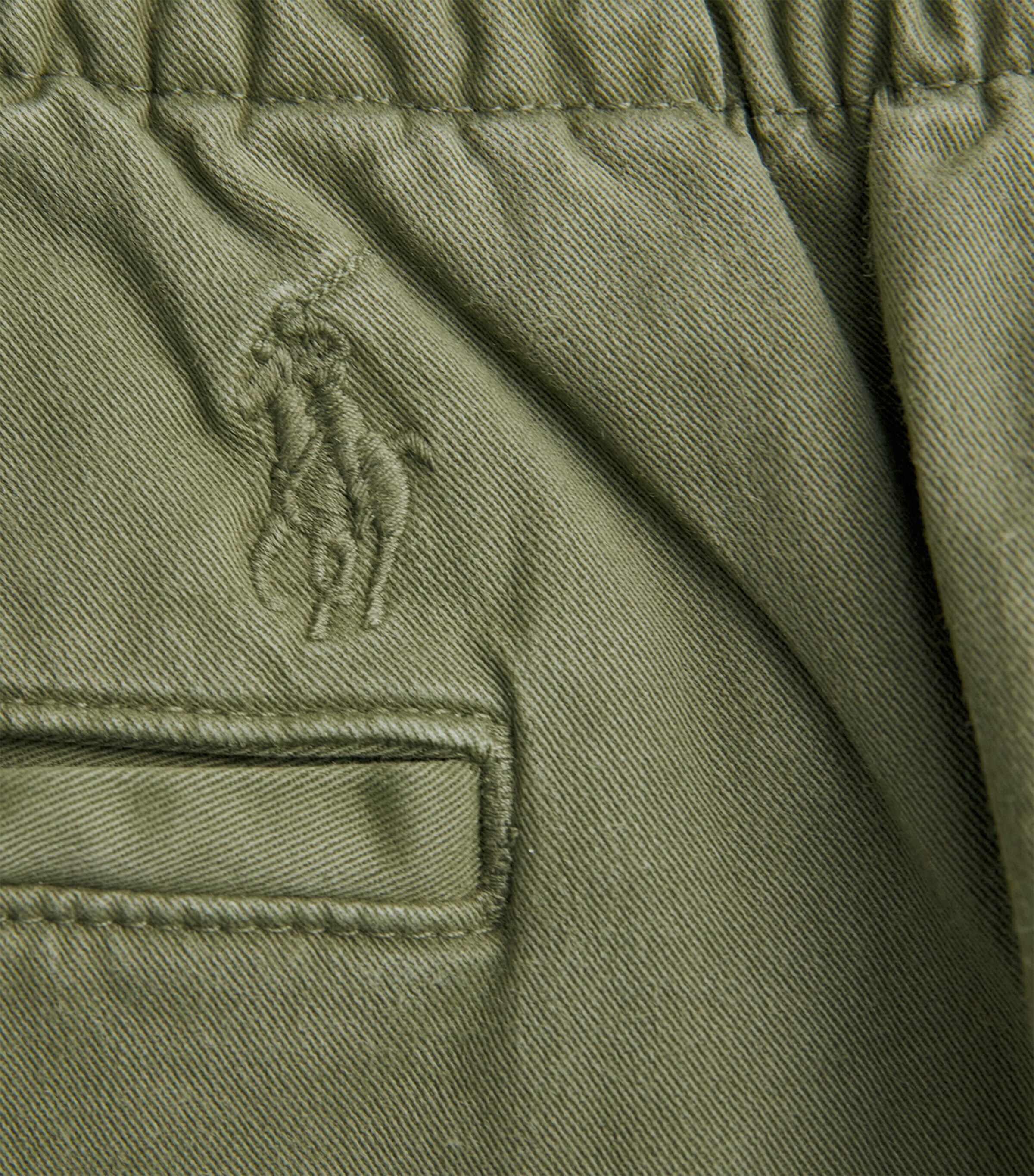 Stretch-Cotton Twill Prepster Trousers OLIVE Image 5