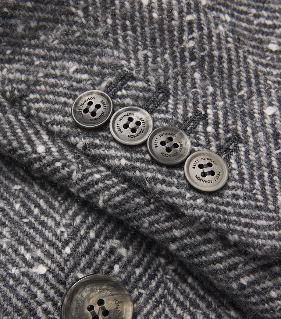 Cashmere Tweed Overcoat GREY Image 5