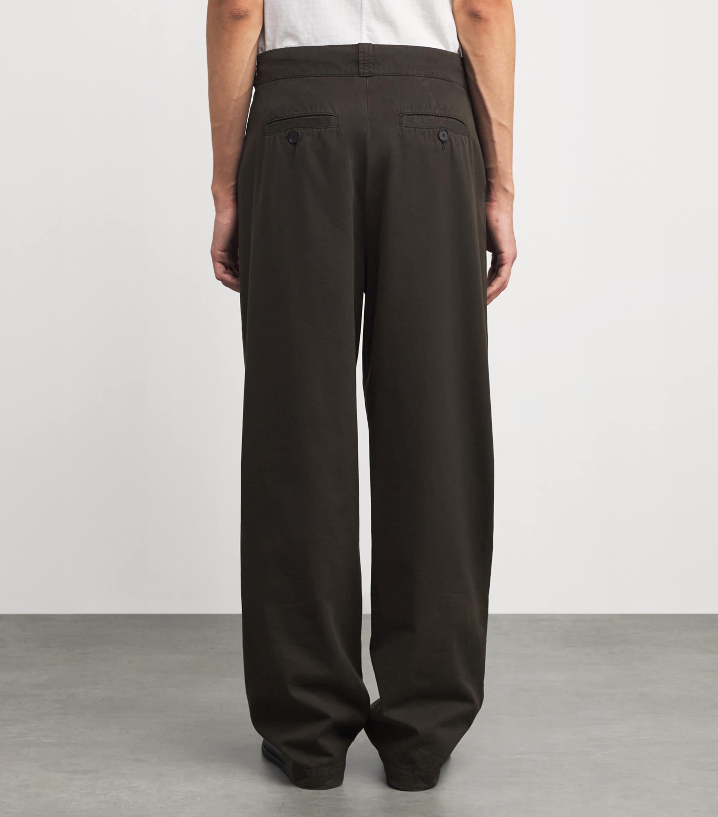 Ottis Cotton-Cashmere Trousers MUD Image 4