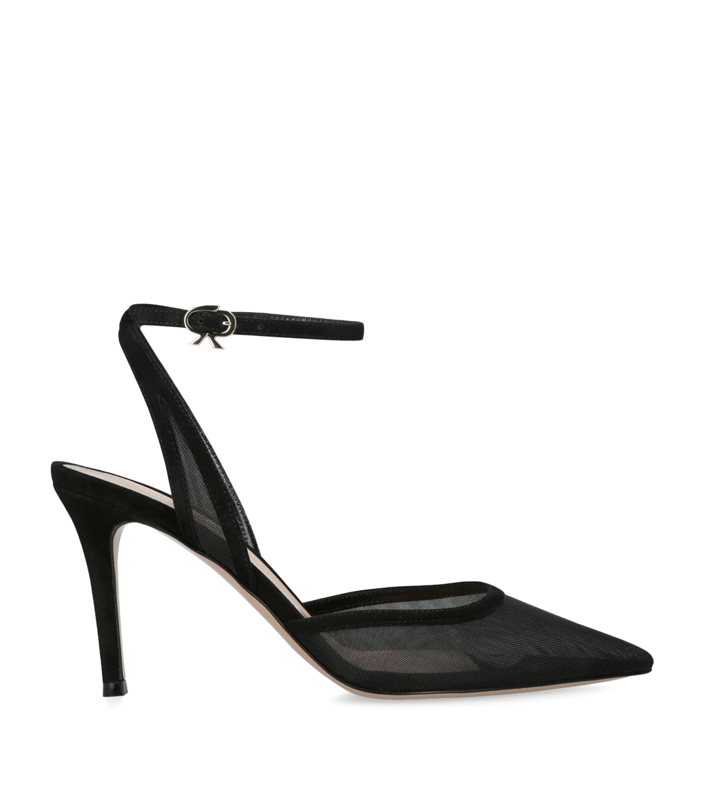 Gianvito Rossi Mesh Pumps 80 In Black