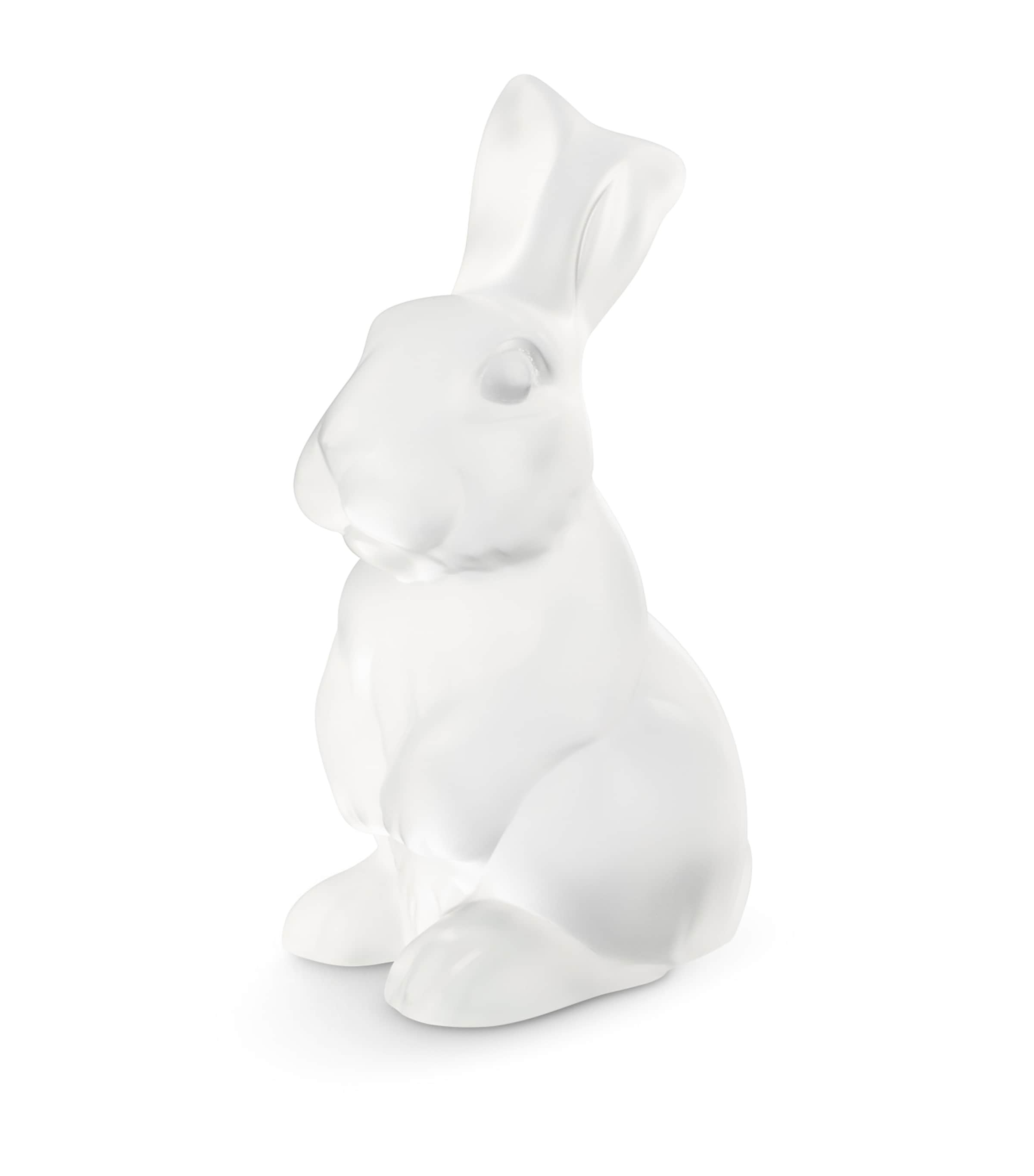 Shop Lalique Crystal Toulouse Rabbit Sculpture In Clear