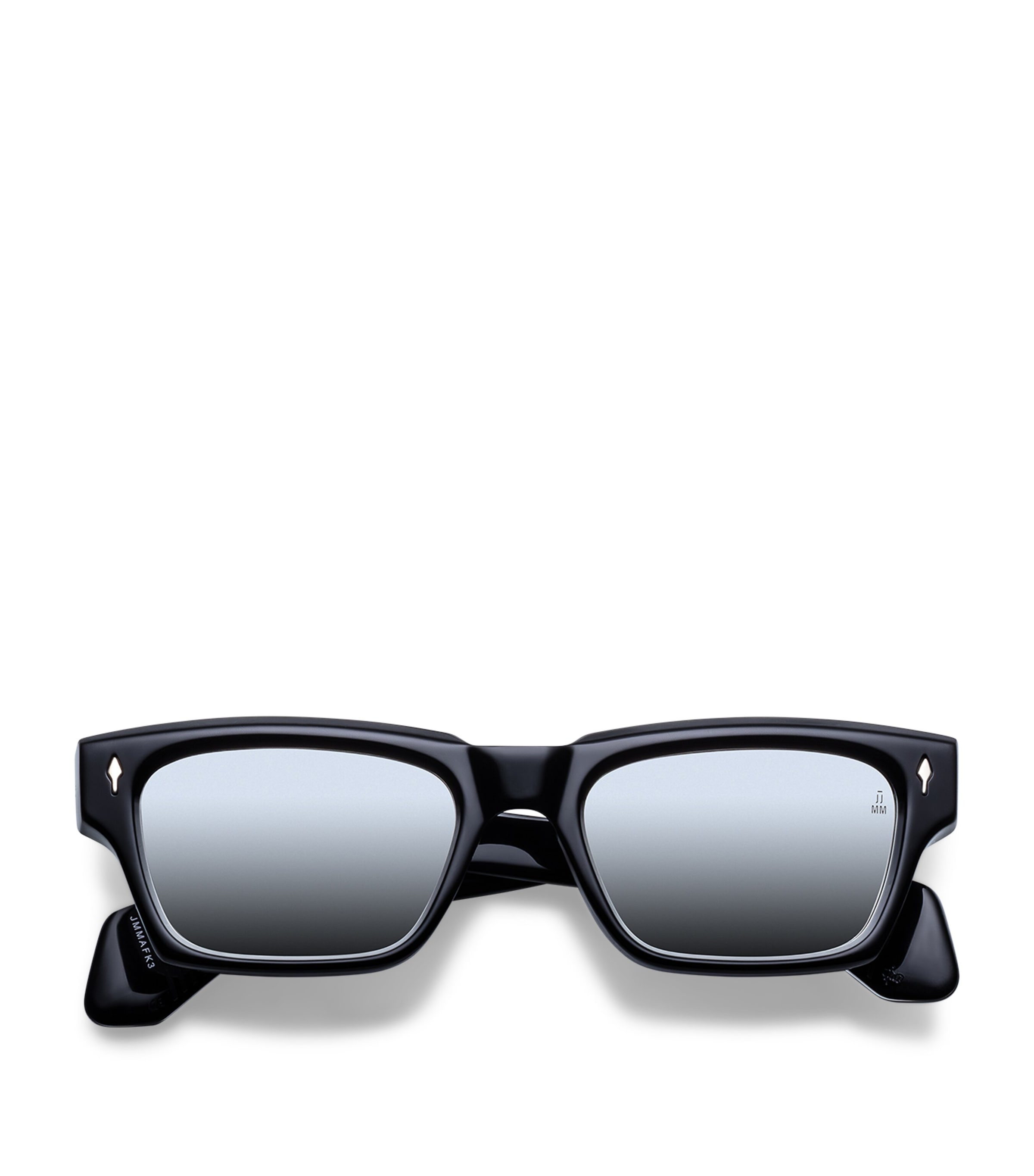 Jacques Marie Mage Acetate Ashcroft Sunglasses Black Mirror Image 1