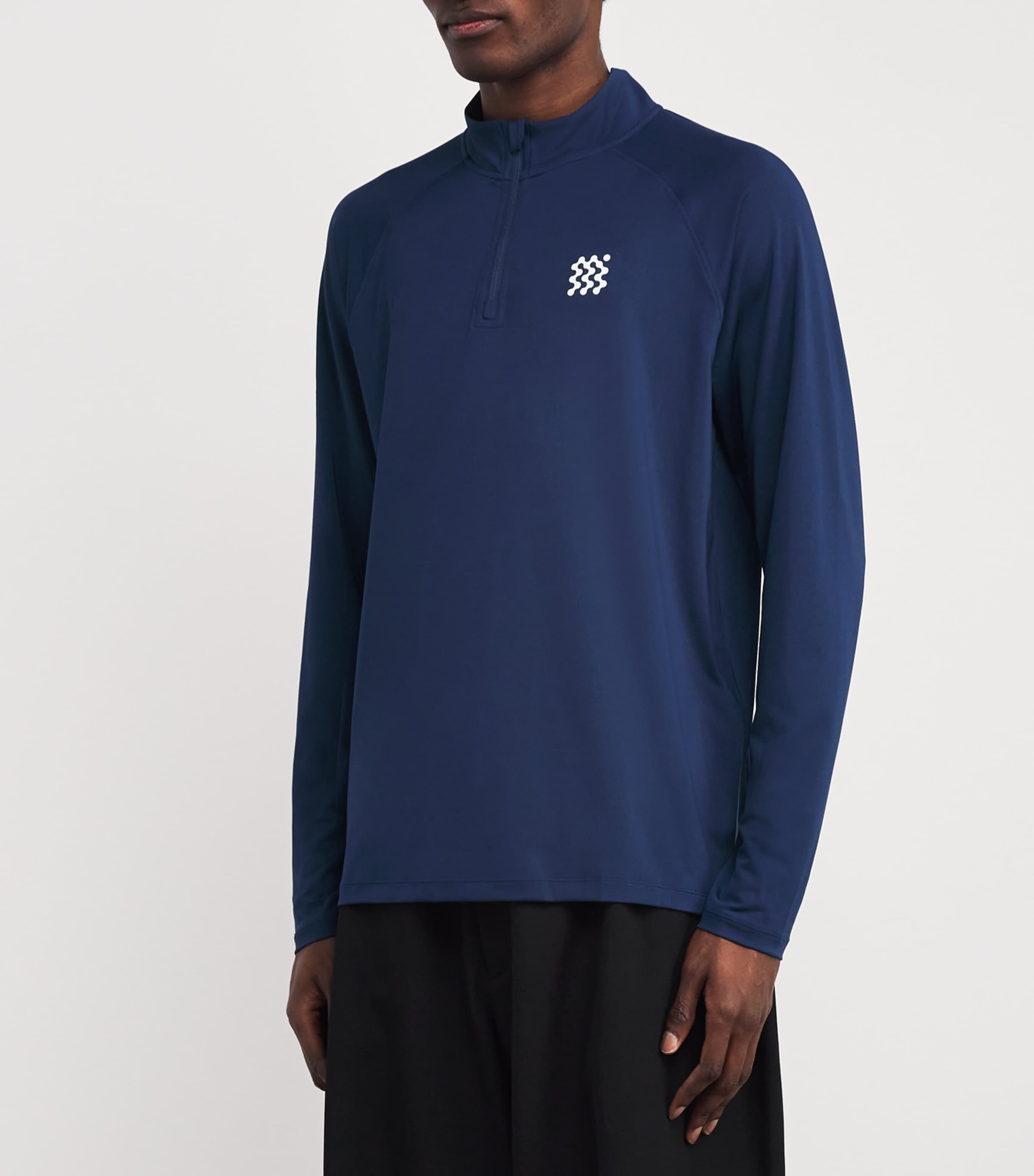 Quarter-Zip Sweatshirt NAVY Image 3