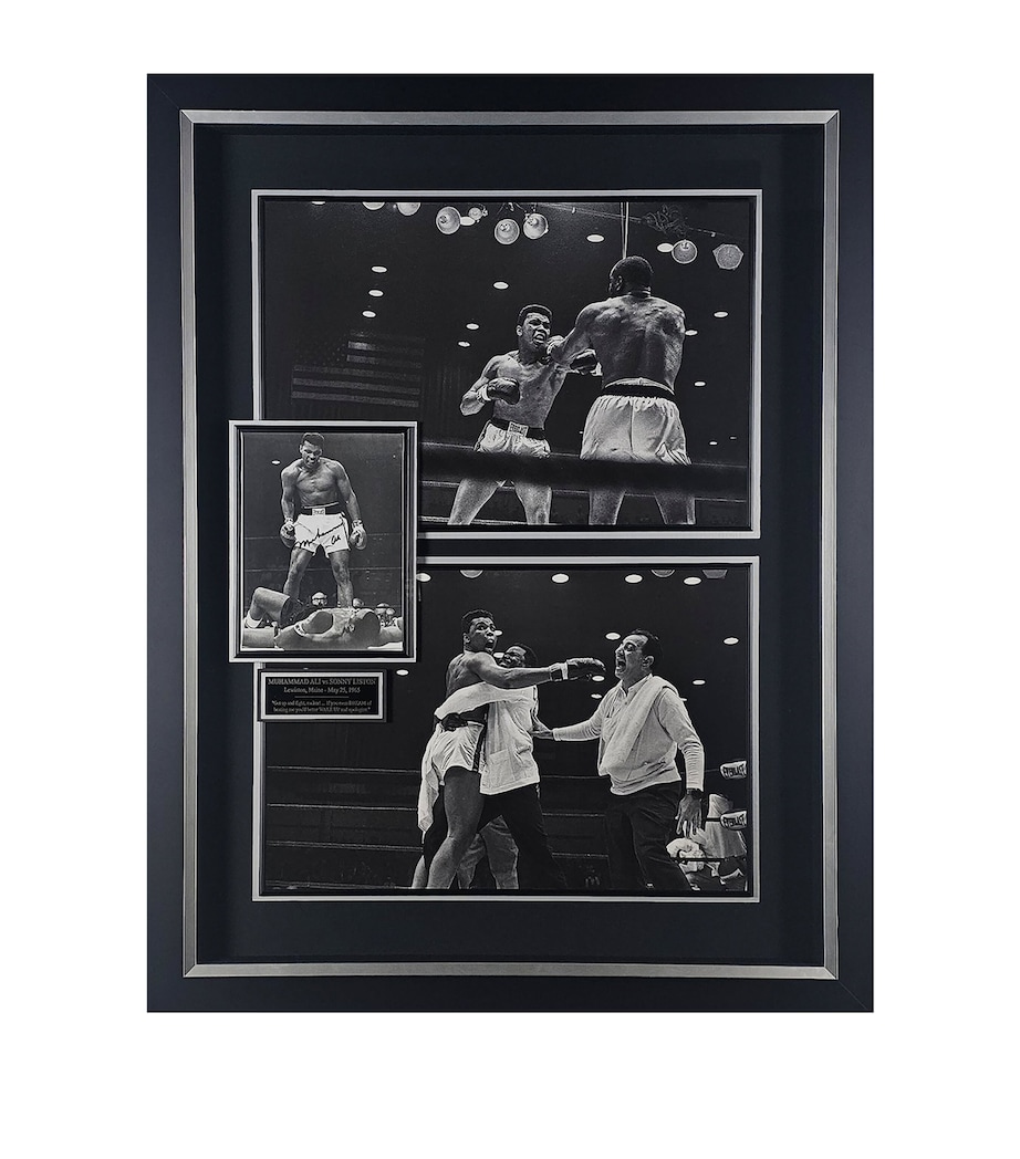 Leipzig Galleries Muhammad Ali Signed Get Up and Fight Display Image 1