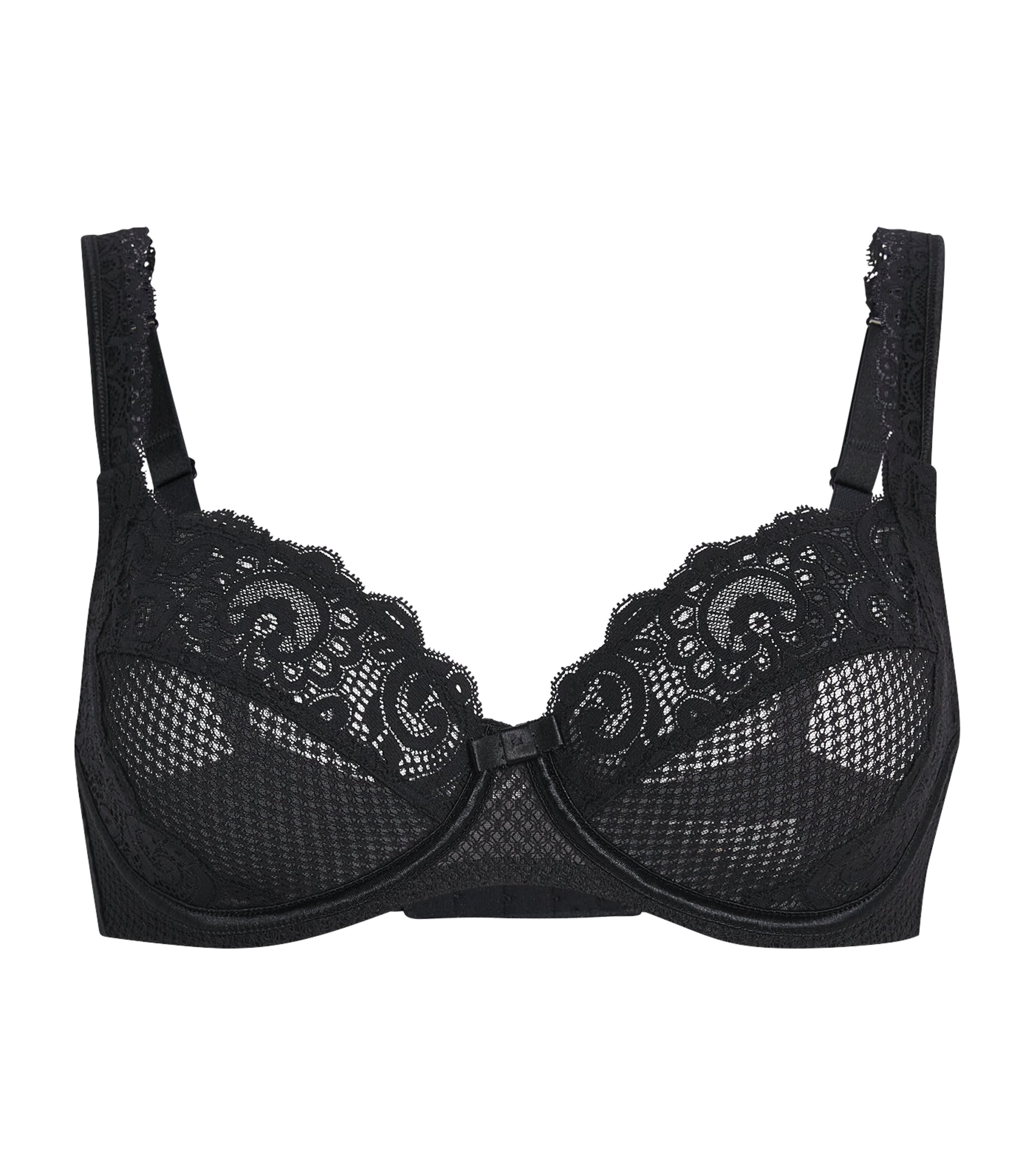 Maison Lejaby Lace Gaby Underwired Bra In Black