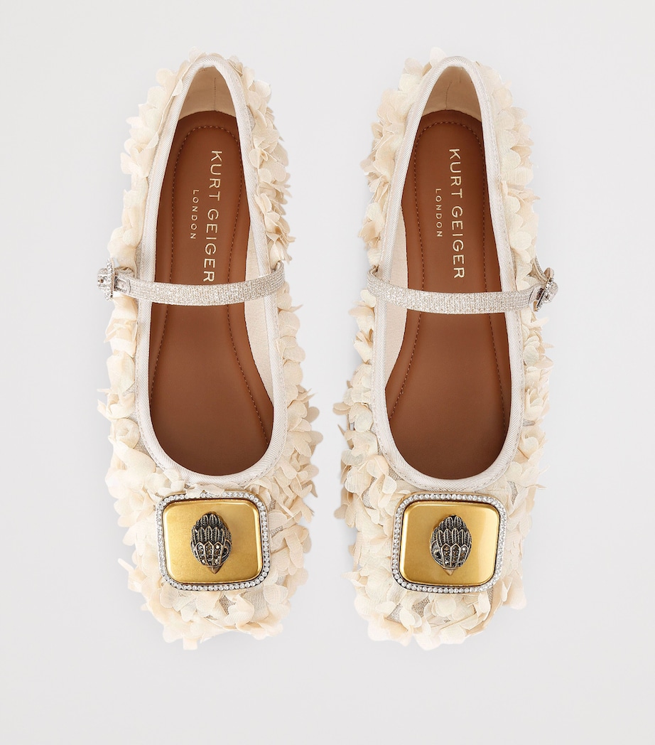 Embellished Pimlico Ballet Flats BEIGE COMB Image 4