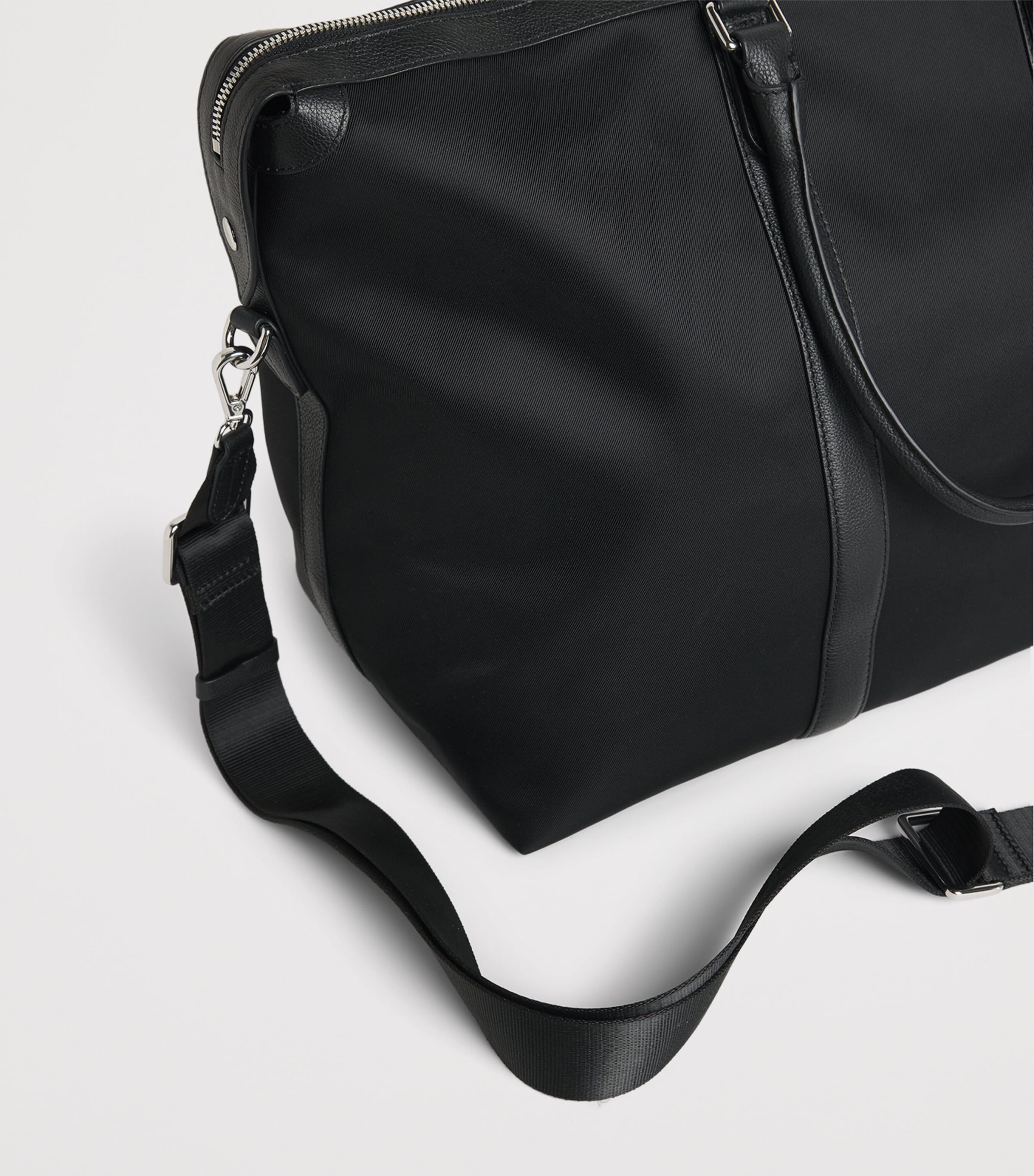 Harrods Nylon Holdall Black Image 7