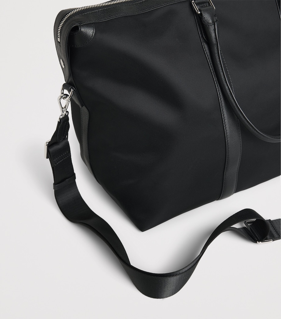 Harrods Nylon Holdall Black Image 7