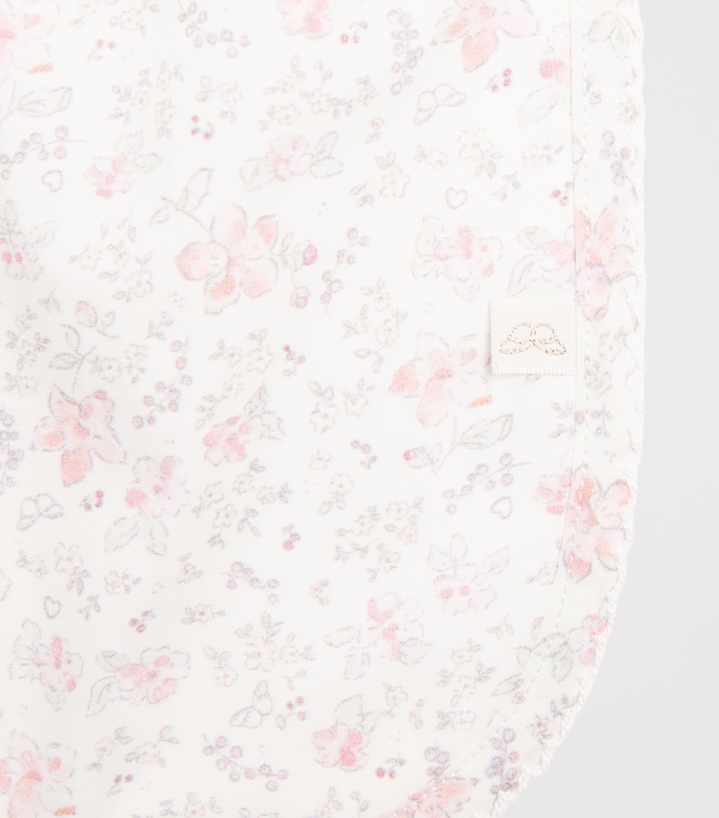 Pima Cotton Colette Athena Bibs (Set of 2) PORECLAIN/ROSE Image 3