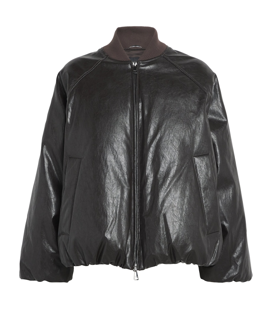 Down Bomber Jacket CHOCOLATE Image 1