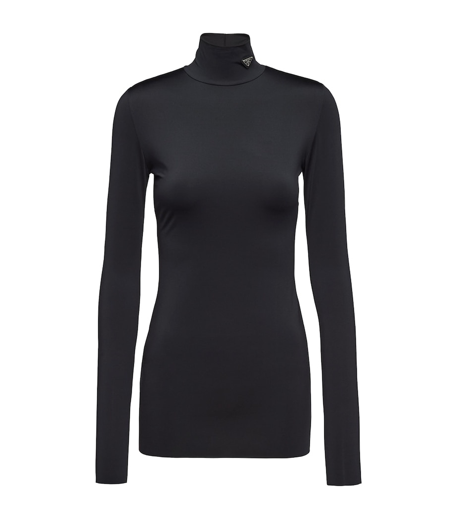 Long-Sleeved Rollneck Top F0002 Image 1
