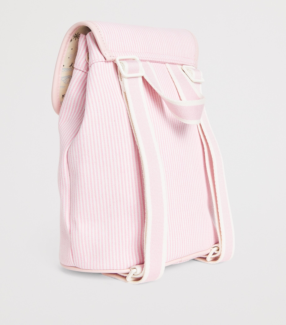 Harrods Embroidered Backpack Pink Image 2