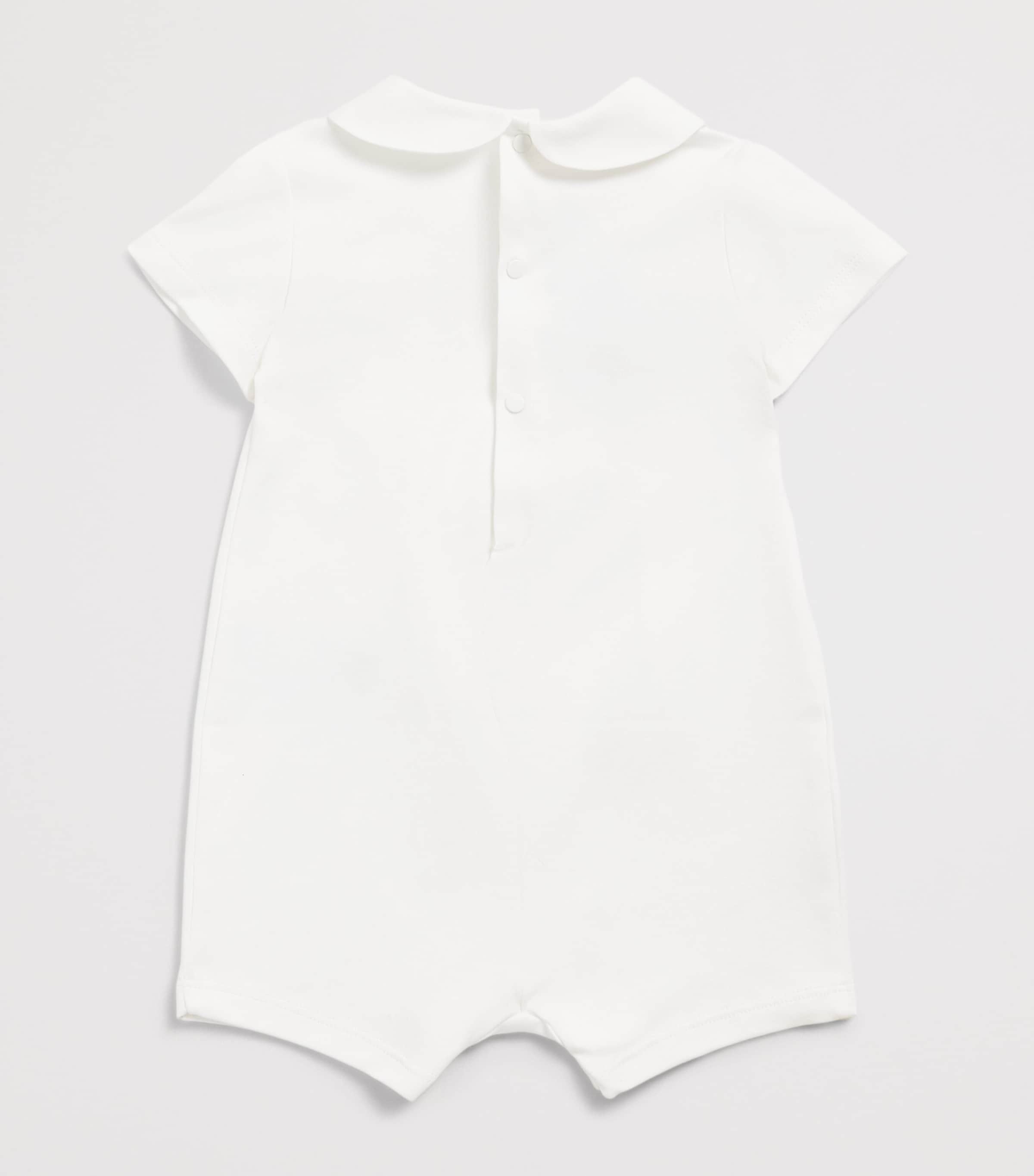 Paz Rodriguez Cotton Knitted All-In-One (0-12 Months) Cream Image 2
