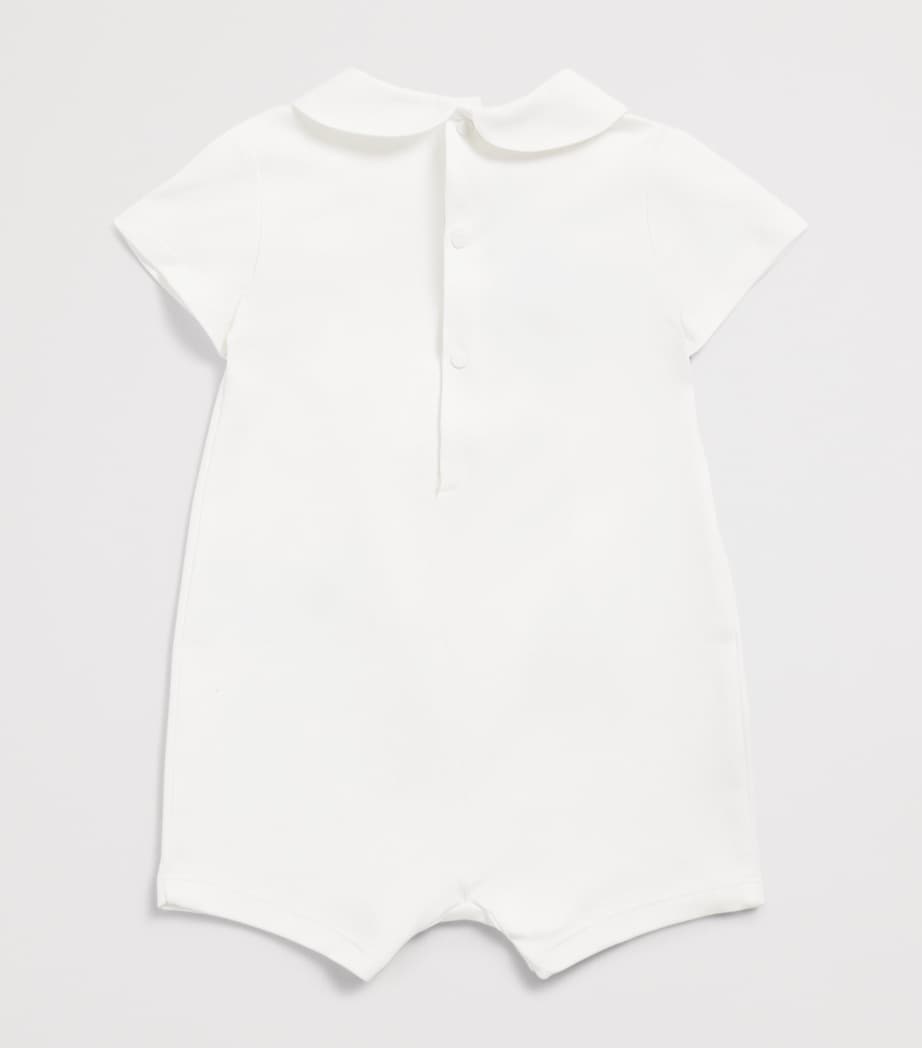 Paz Rodriguez Cotton Knitted All-In-One (0-12 Months) Cream Image 2