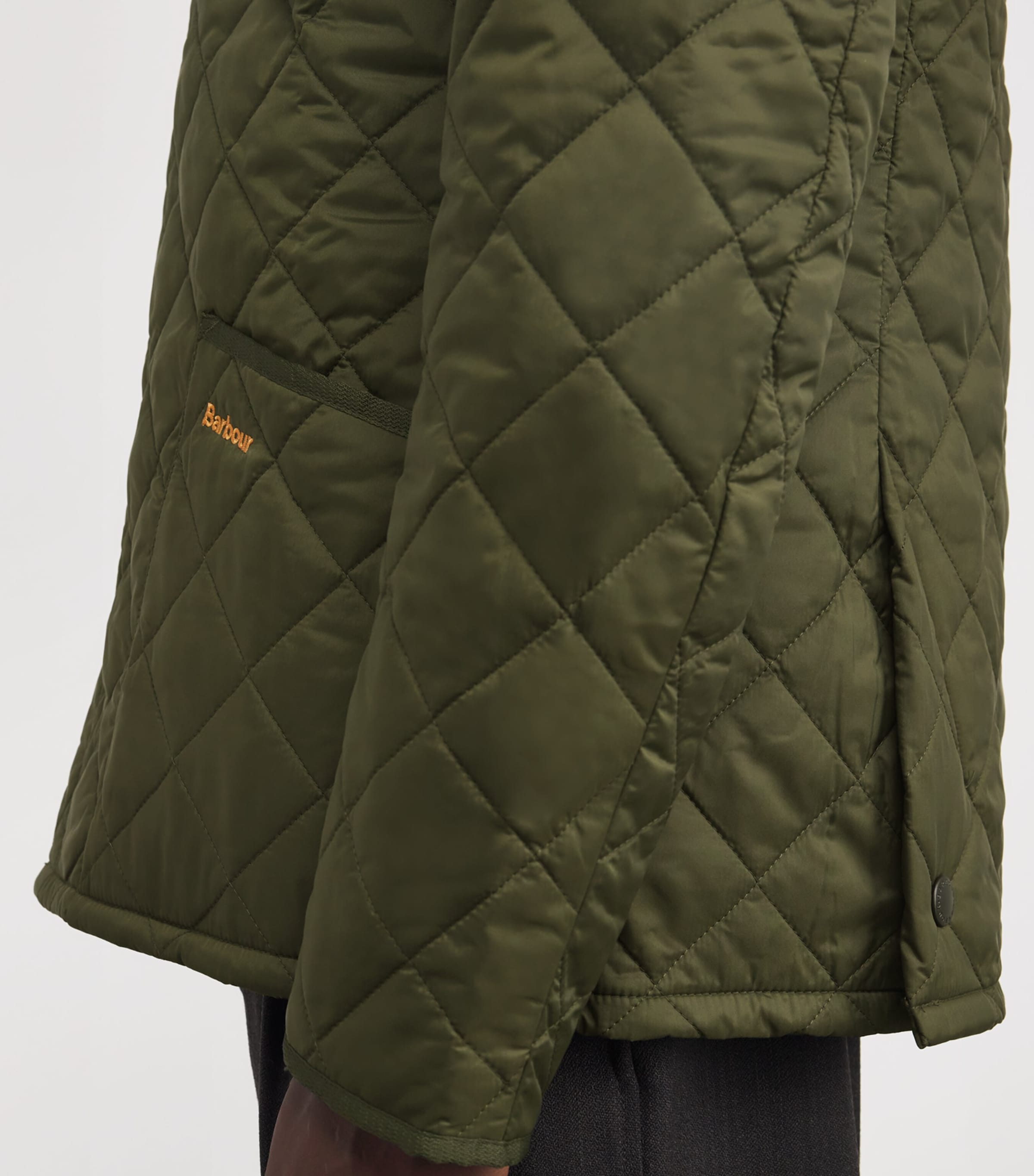 Heritage Liddesdale Quilted Jacket OLIVE Image 6
