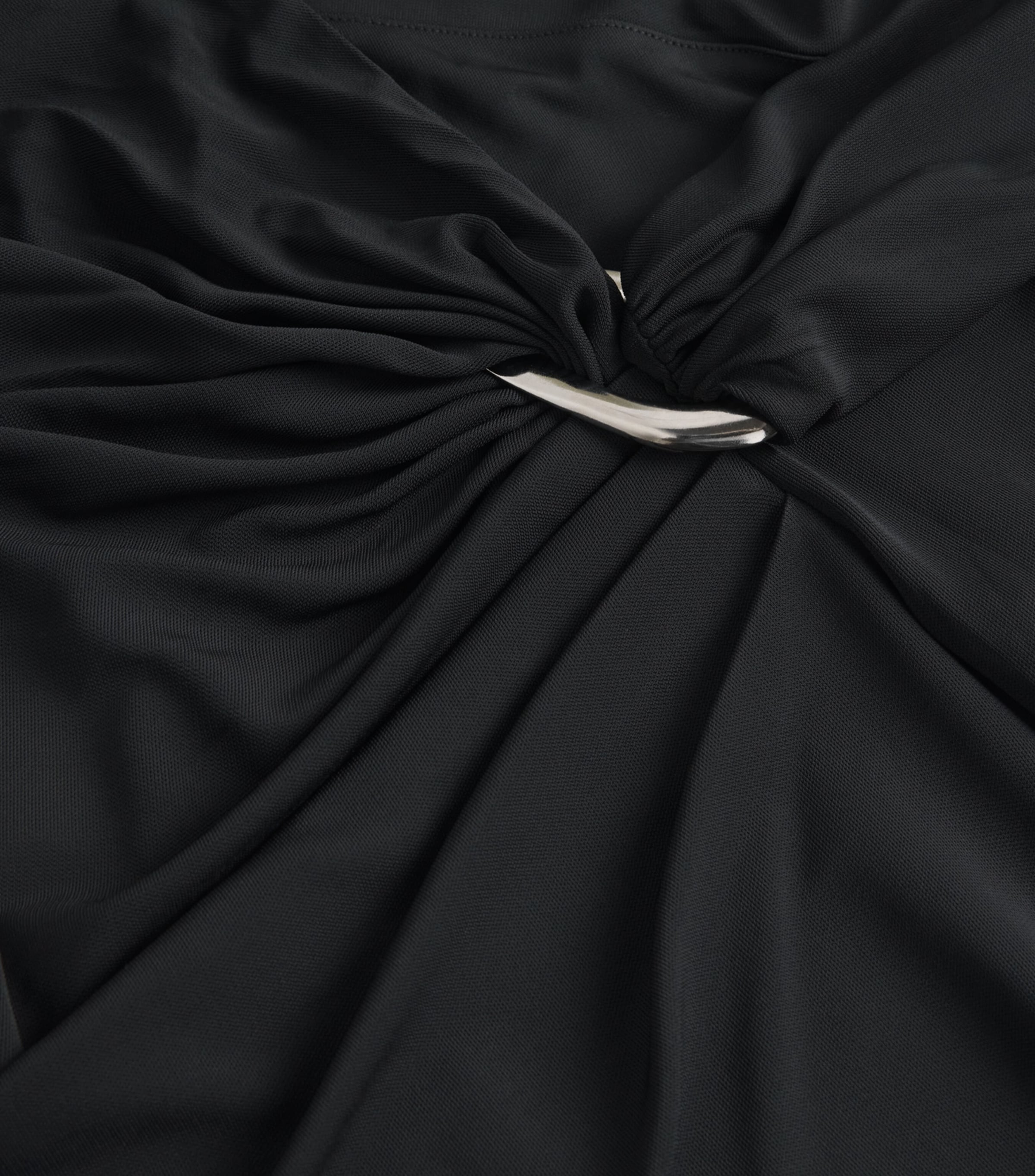 Veronica Beard Black Off-The-Shoulder Lozea Top | Harrods US