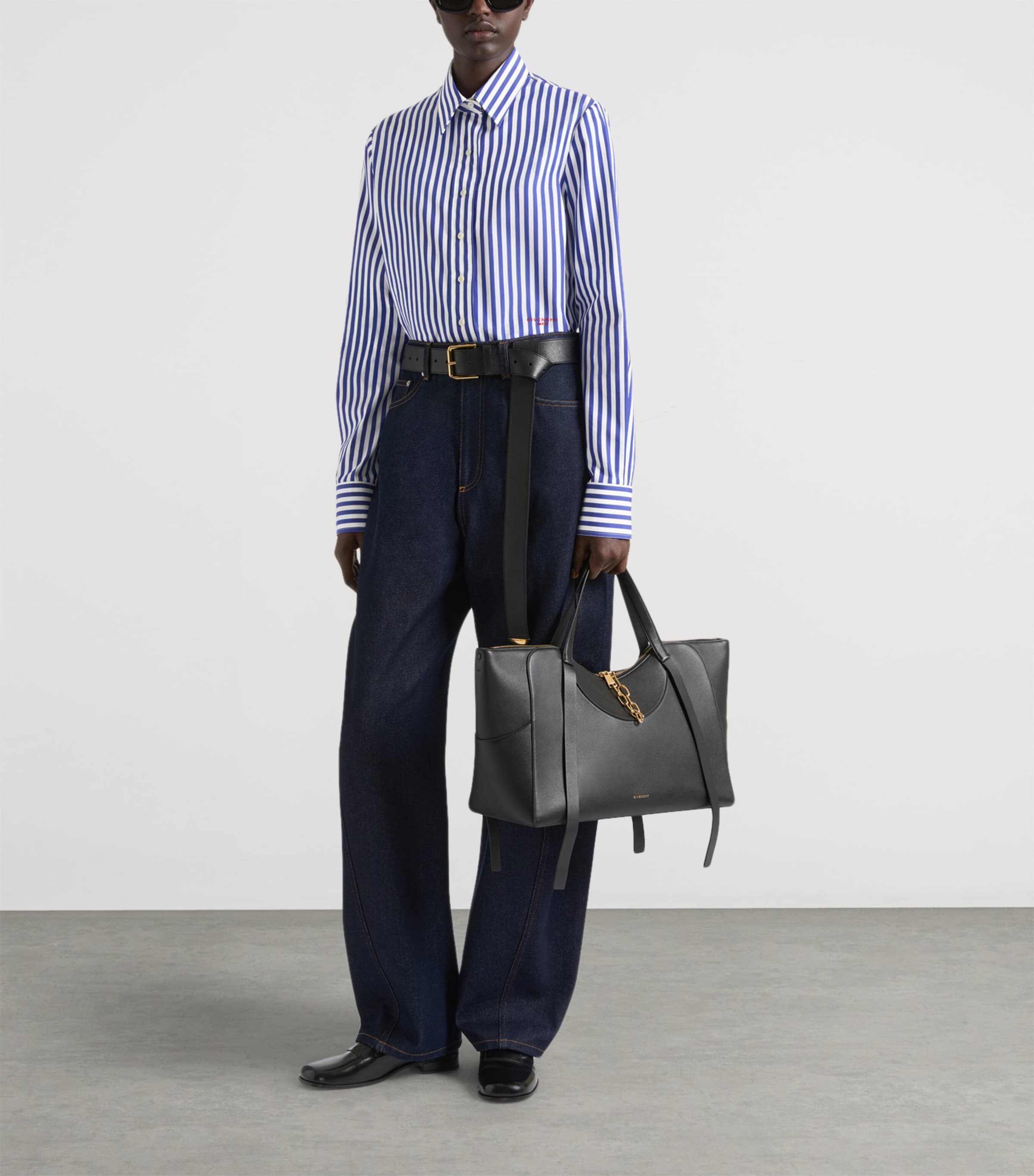 Givenchy Womens Cotton Stripe Shirt Image 2