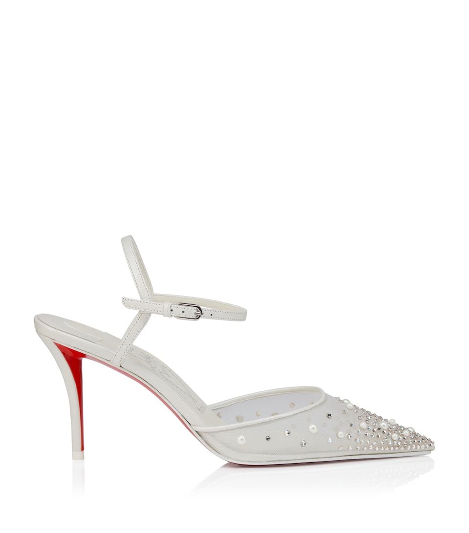 Christian Louboutin Miss Z Riviera Strass Embellished Pumps 80