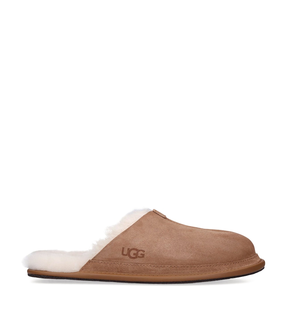 Leather Hyde Slippers TAN Image 3