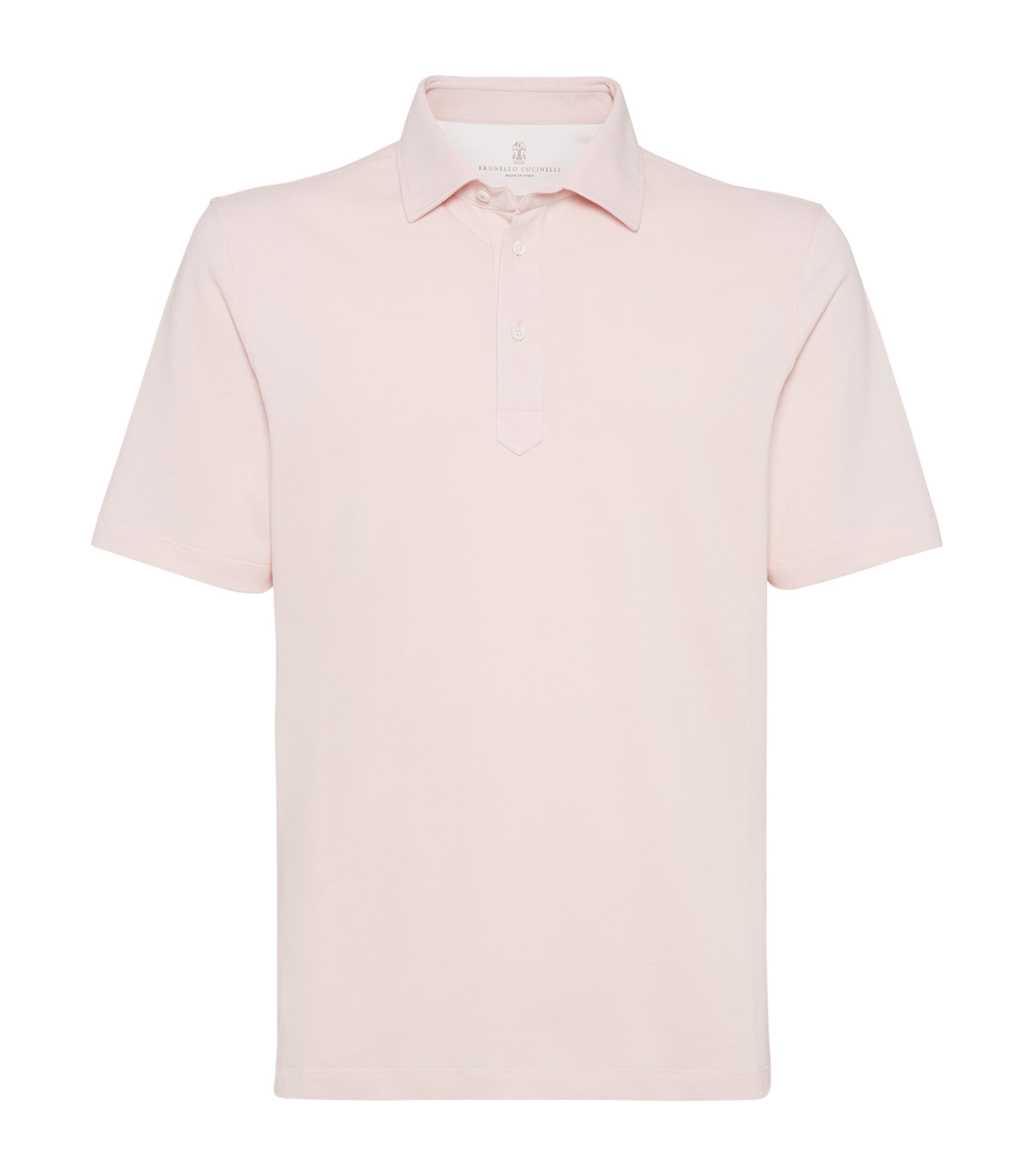 Brunello Cucinelli - Gray Linen & Cotton Ribbed Polo