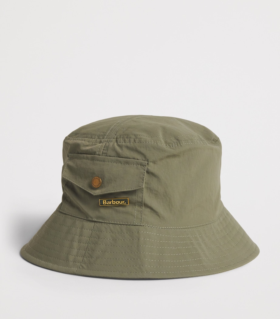 Showerproof Tracker Bucket Hat DUSTY OLIVEOL39 Image 3