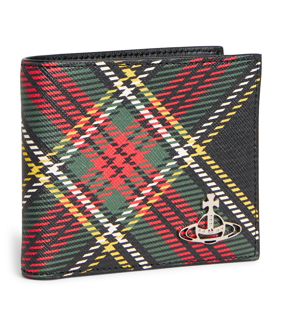 Leather Tartan Billfold Wallet N302 CHELSEA TARTAN Image 1