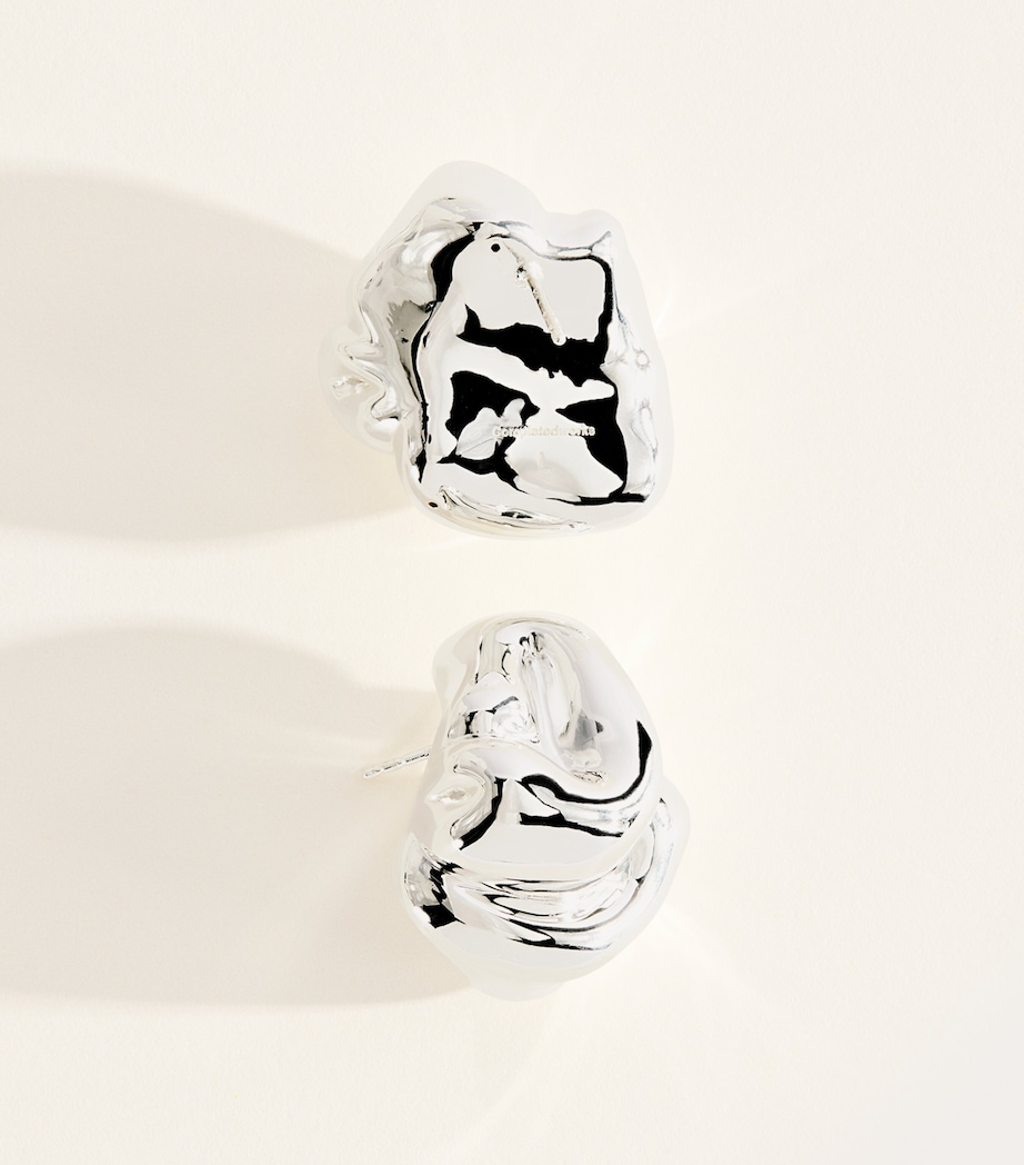 Completedworks Irregular Stud Earrings Silver Plated Image 5