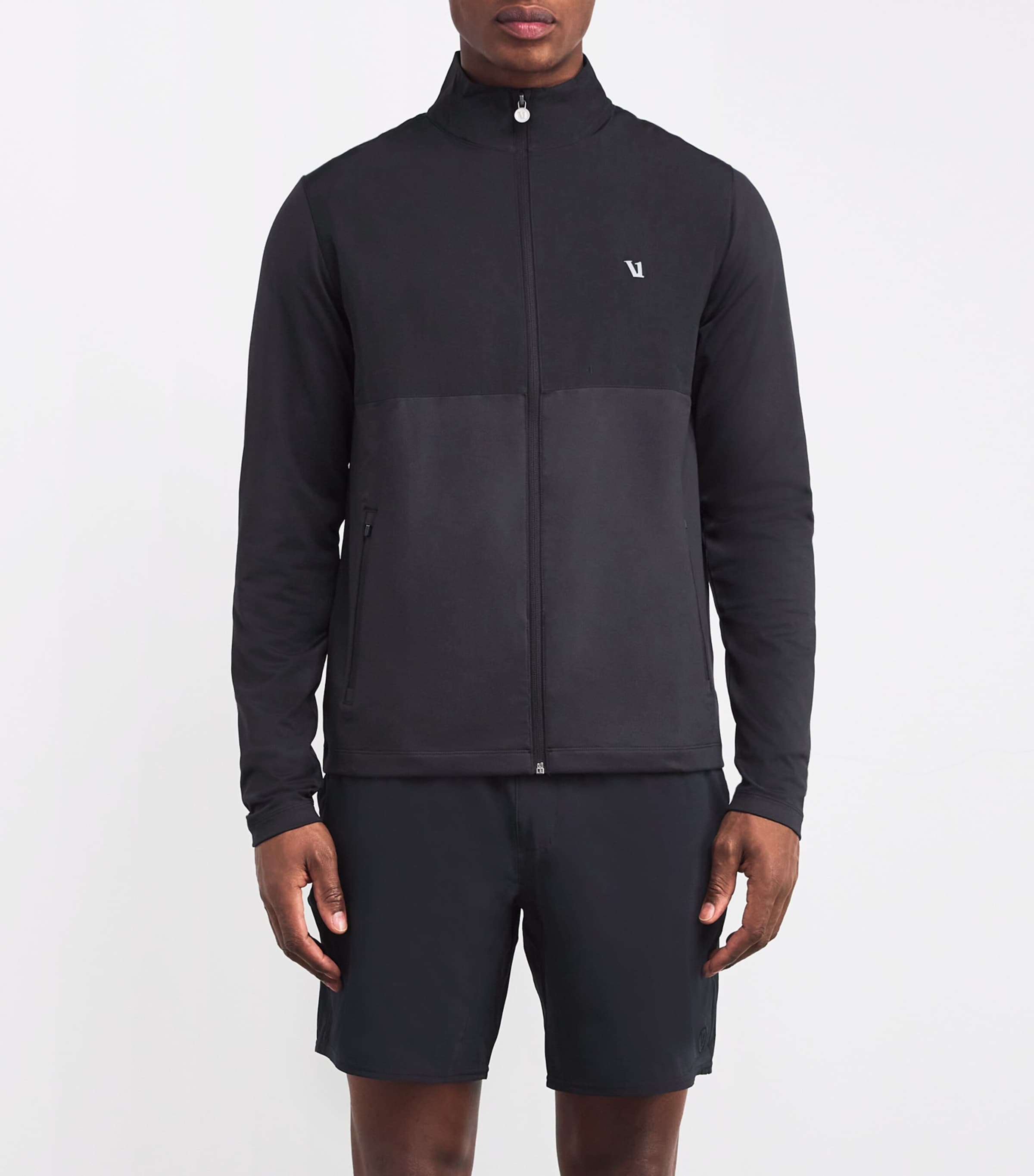 VUORI Mens Sunday Element Track Jacket Black Image 3