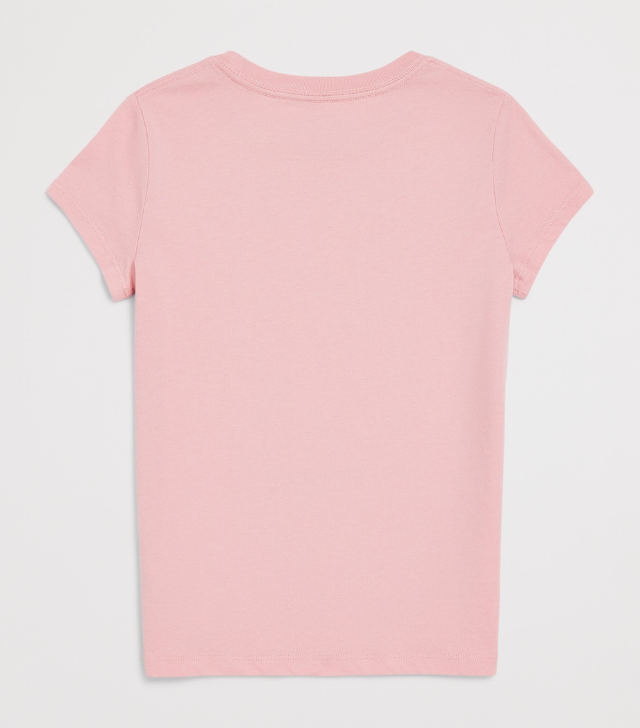 Ralph Lauren Kids Polo Bear T-Shirt (2-7 Years) Adirondack Rose Image 2