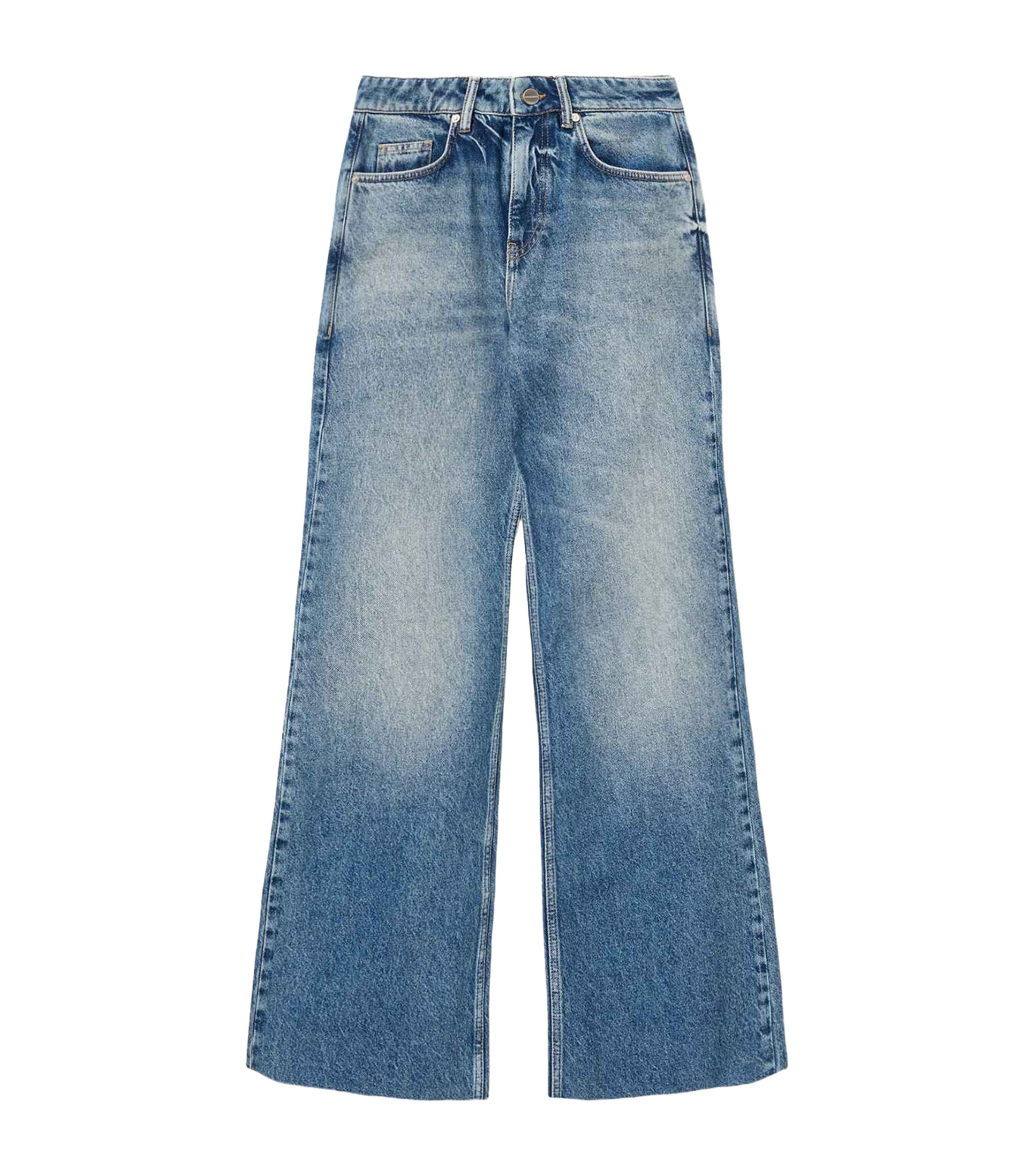 AllSaints Womens Ember Flared Jeans Vintage Indigo Image 1