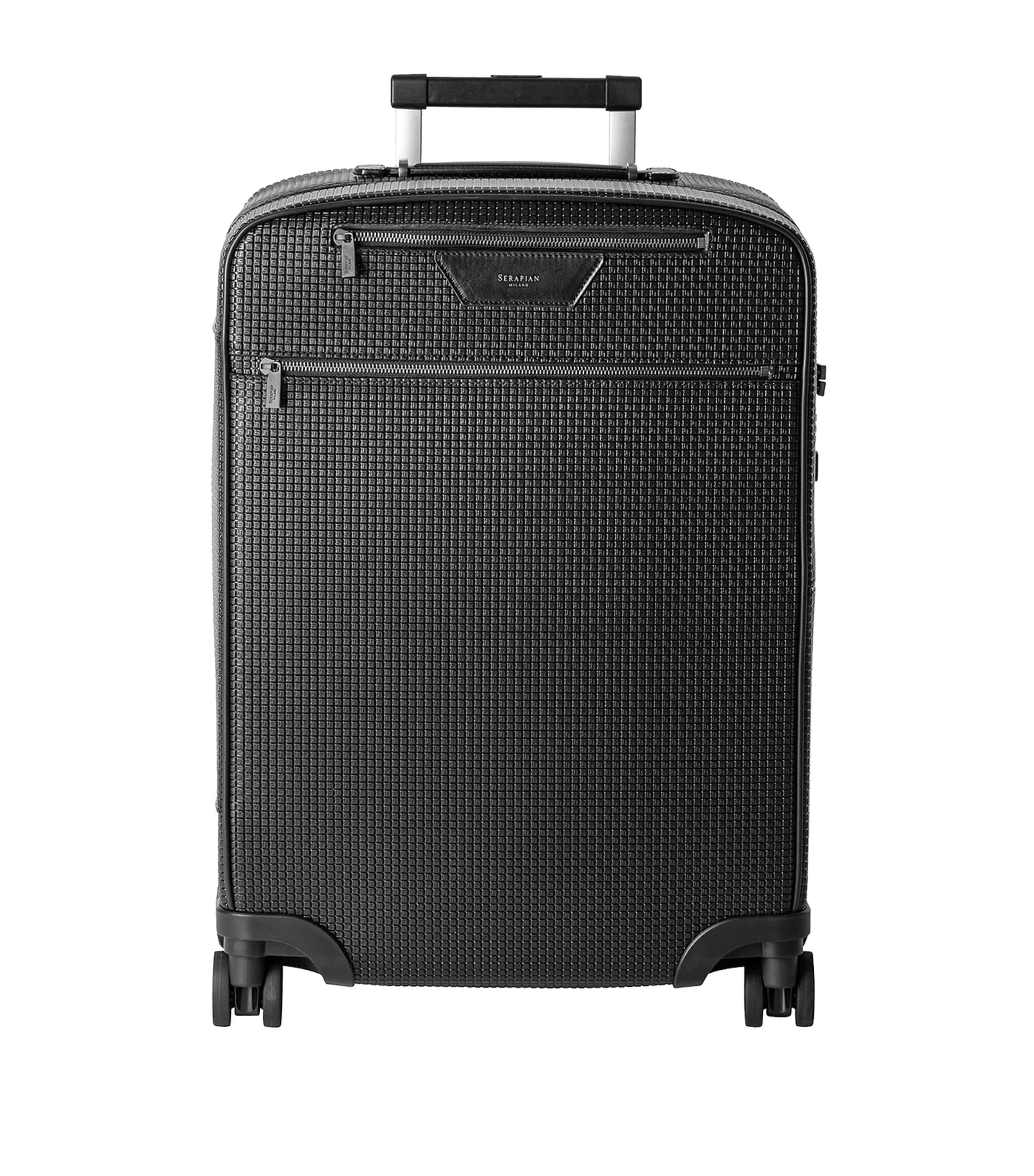 Serapian Stepan Canvas Travel Trolley In Black