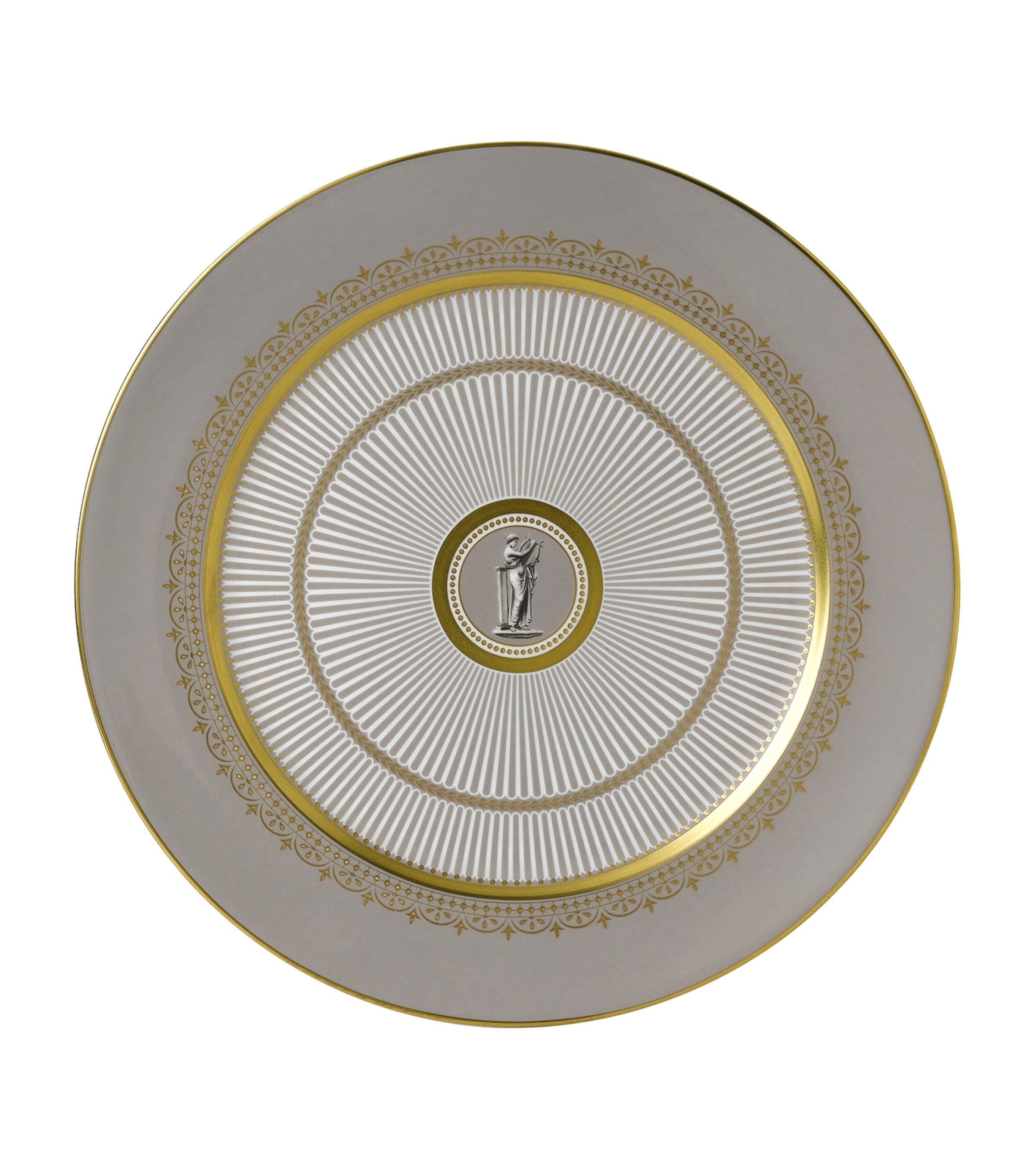 Wedgwood Anthemion Grey Plate (30.5cm) Grey Image 3