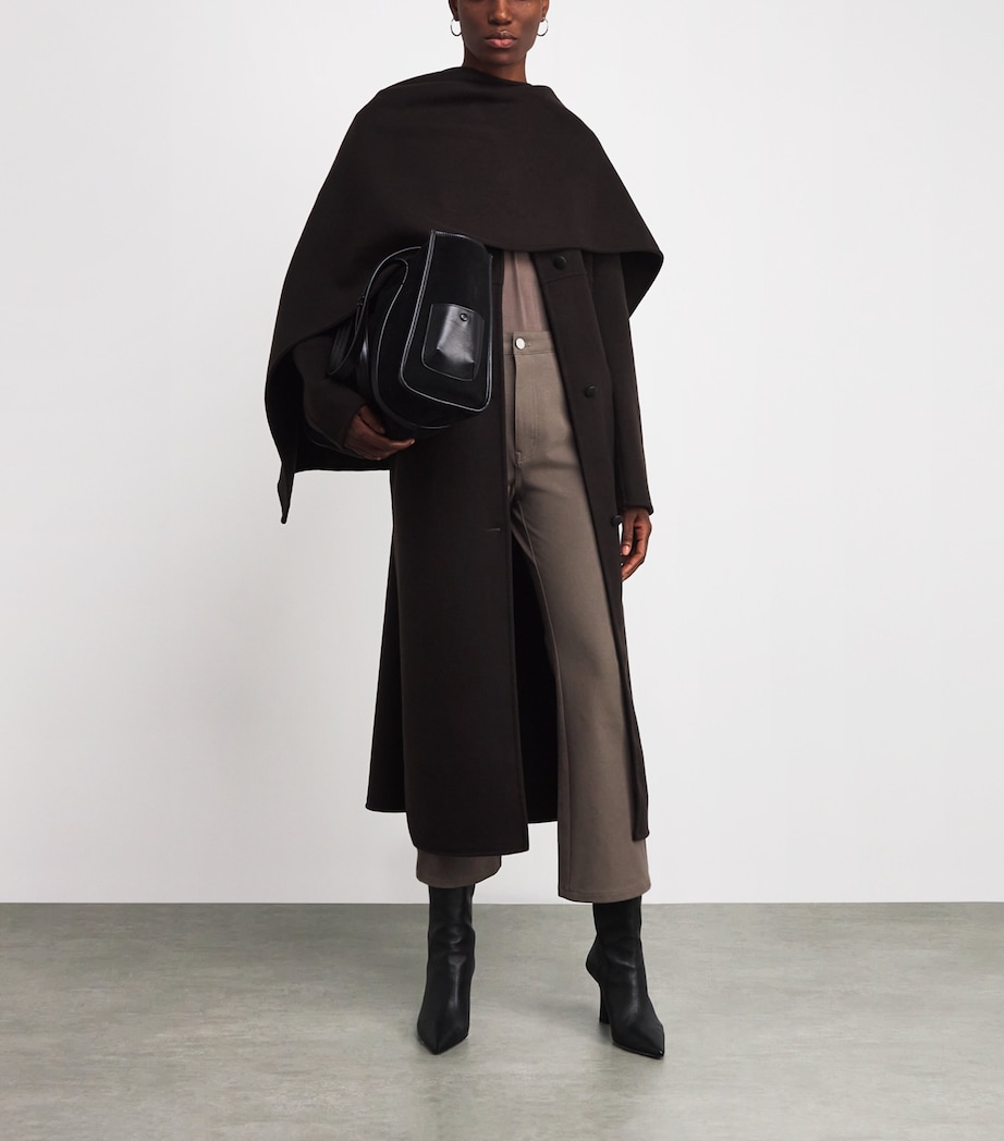 Stretch-Gabardine Duke Cropped Trousers MUSHROOM Image 2