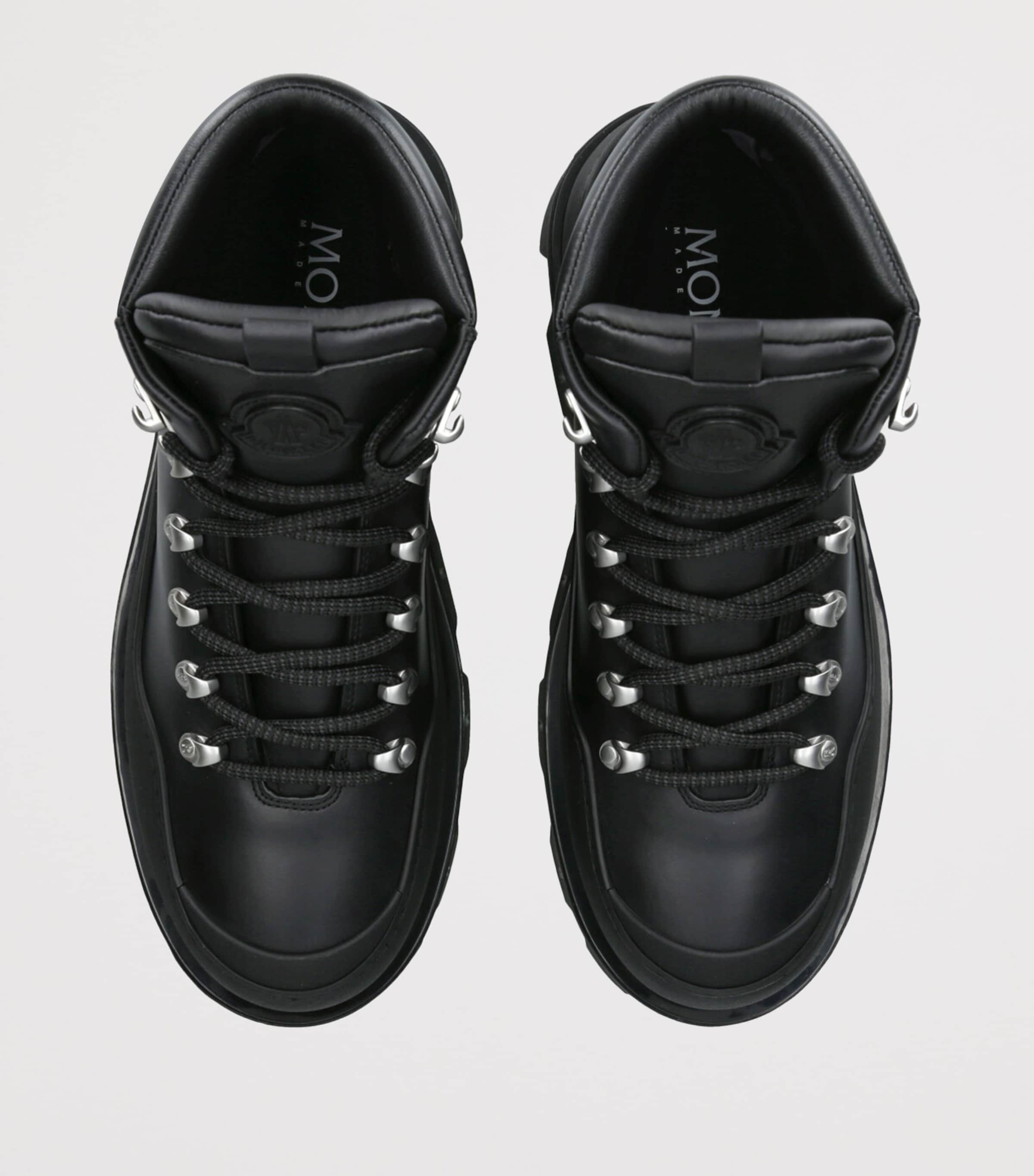 Leather Peak Trek Hiking Boots BLACK Image 4