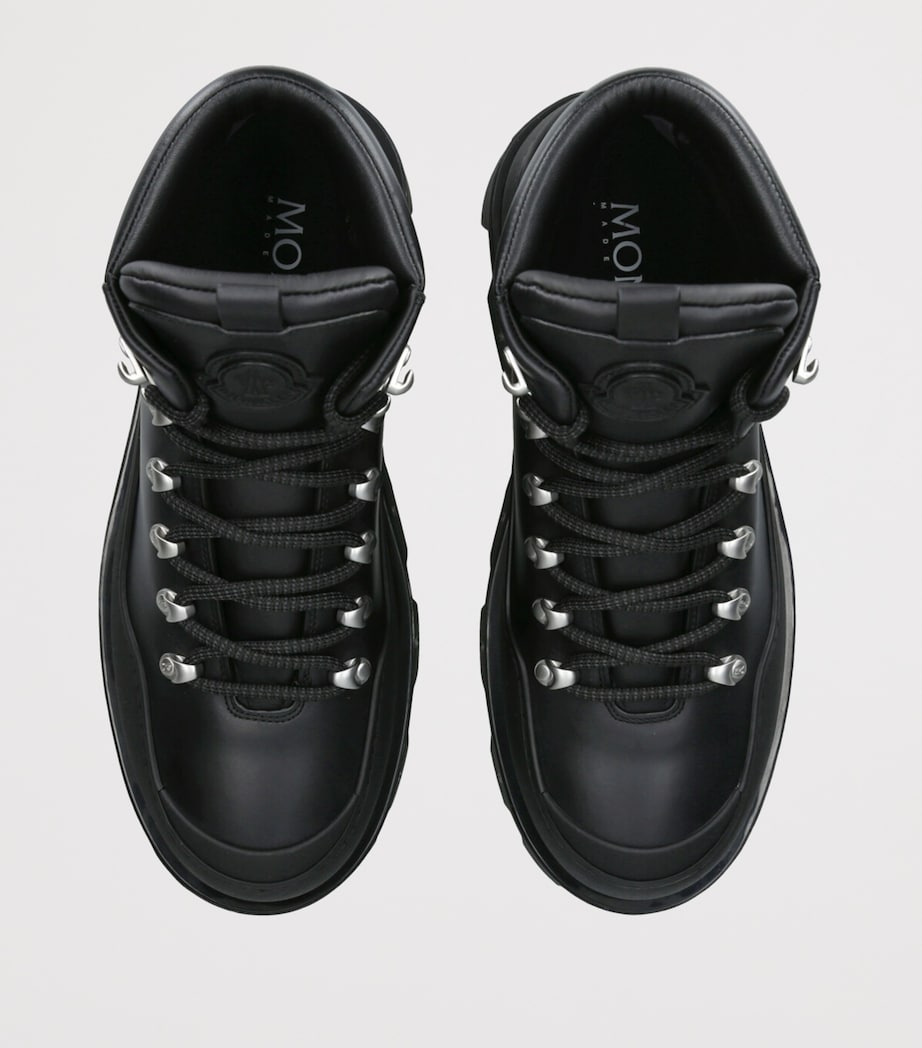 Leather Peak Trek Hiking Boots BLACK Image 4